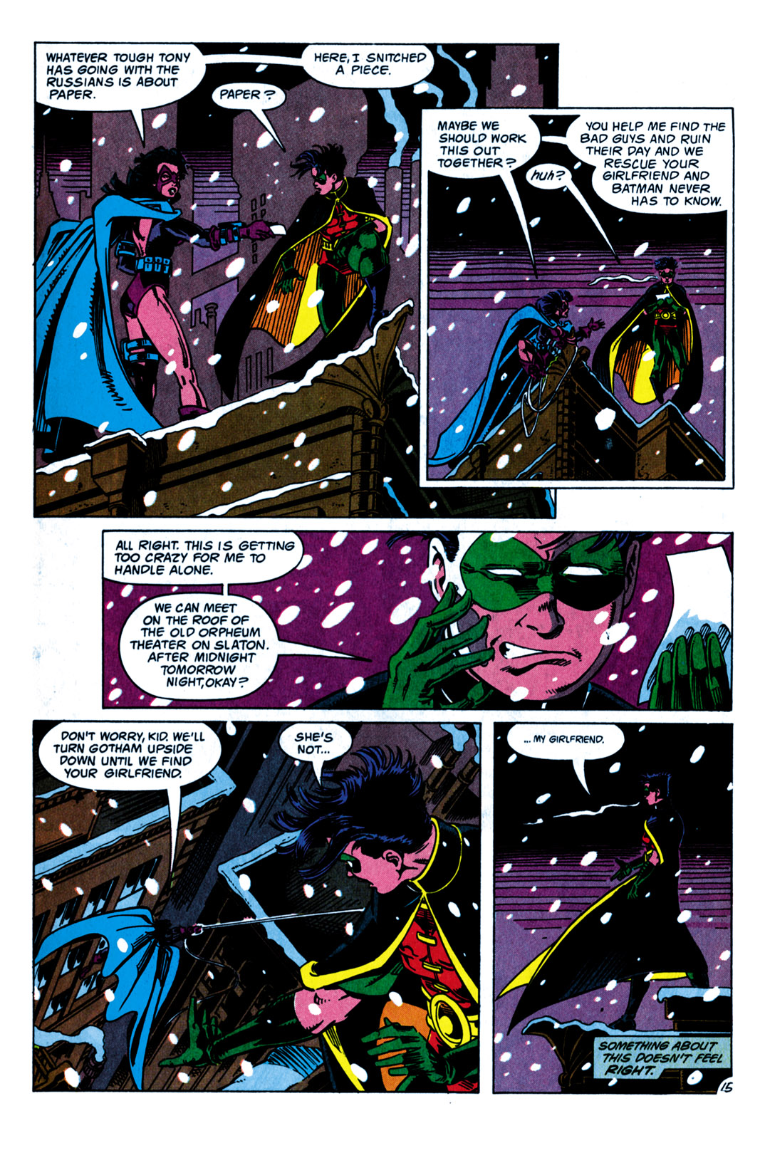 Read online Robin III: Cry of the Huntress comic -  Issue #2 - 16