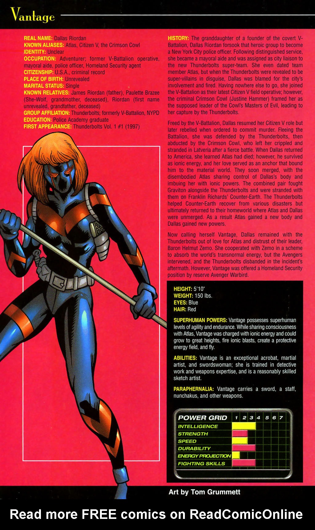 Read online Official Handbook of the Marvel Universe: Women of Marvel 2005 comic -  Issue # Full - 48