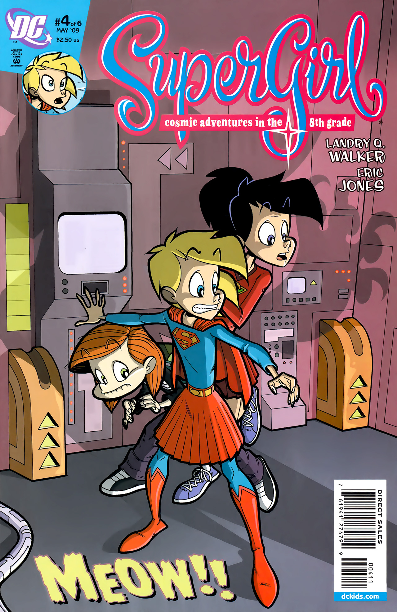 Read online Supergirl: Cosmic Adventures in the 8th Grade comic -  Issue #4 - 1