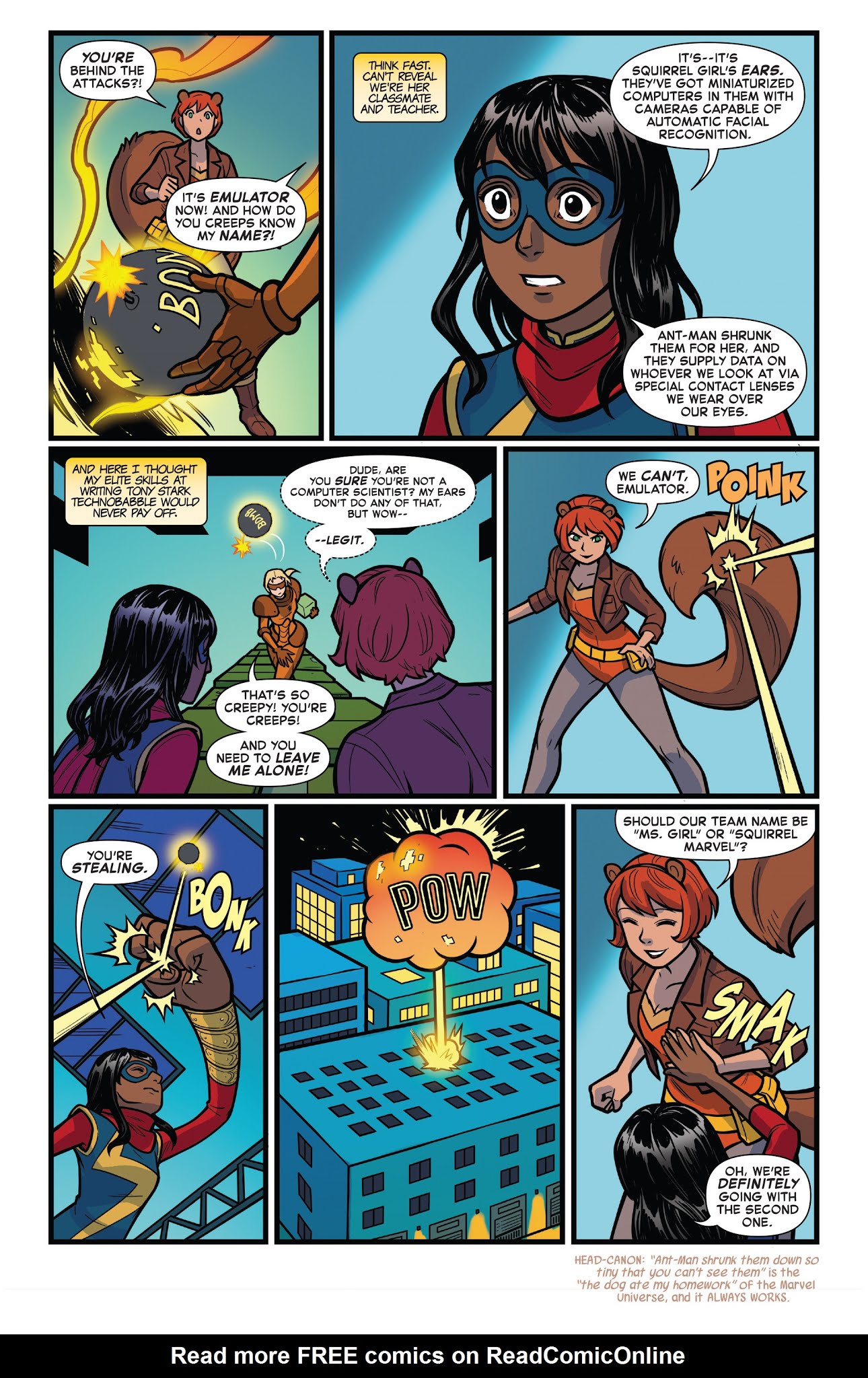 Read online Marvel Rising: Squirrel Girl & Ms. Marvel comic -  Issue # Full - 13