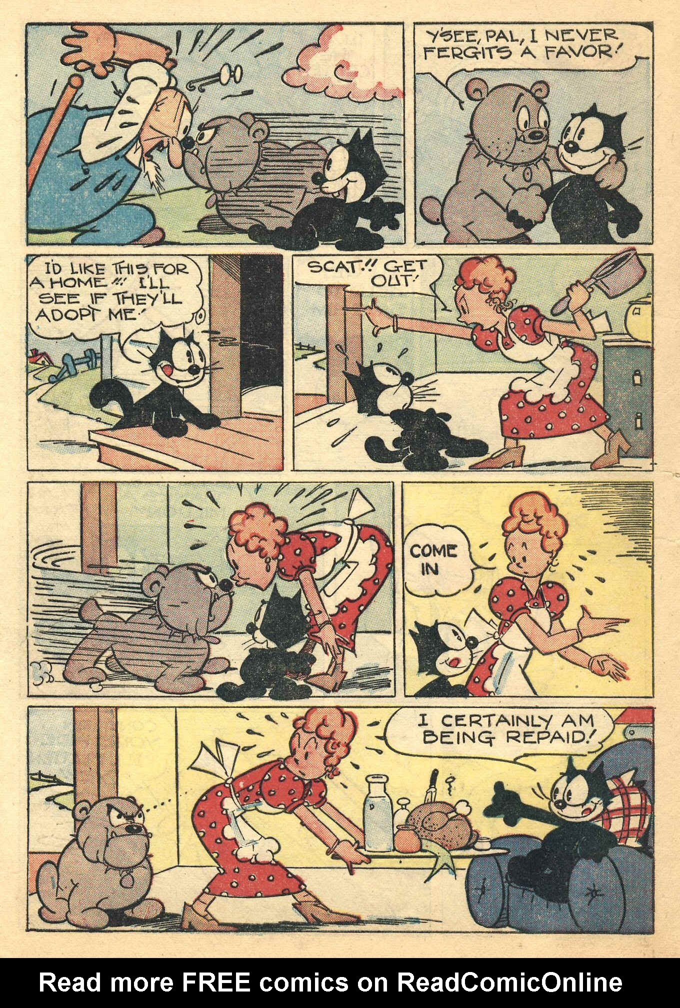 Read online Felix the Cat (1948) comic -  Issue #2 - 42