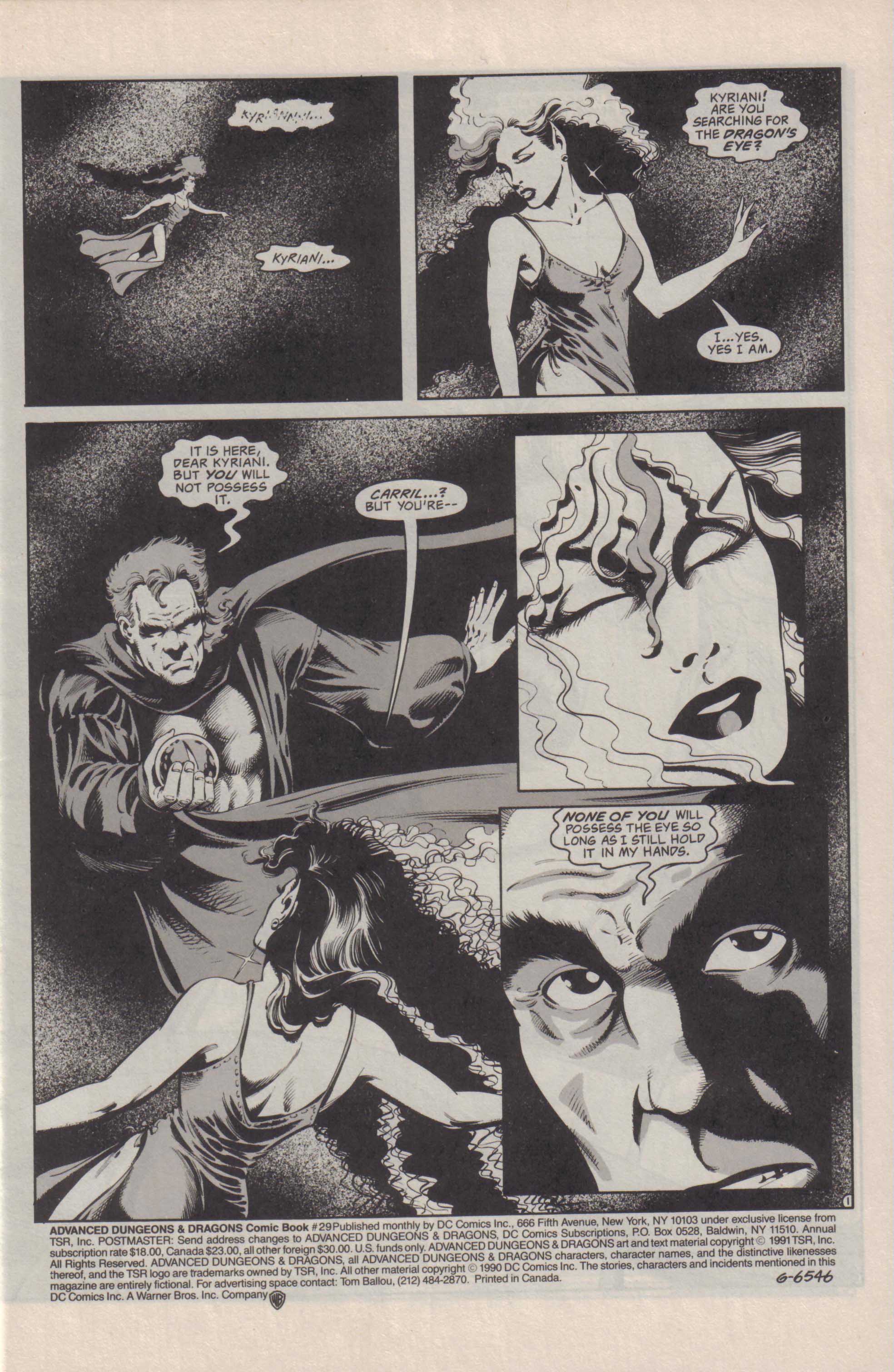 Read online Advanced Dungeons & Dragons comic -  Issue #29 - 2