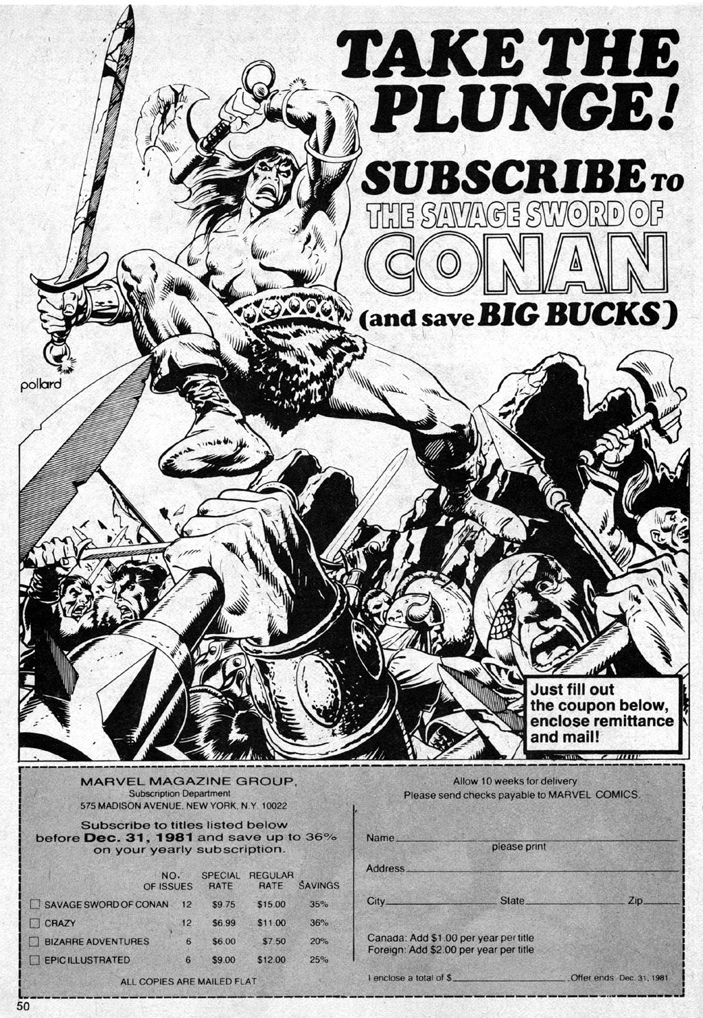 Read online The Savage Sword Of Conan comic -  Issue #69 - 50