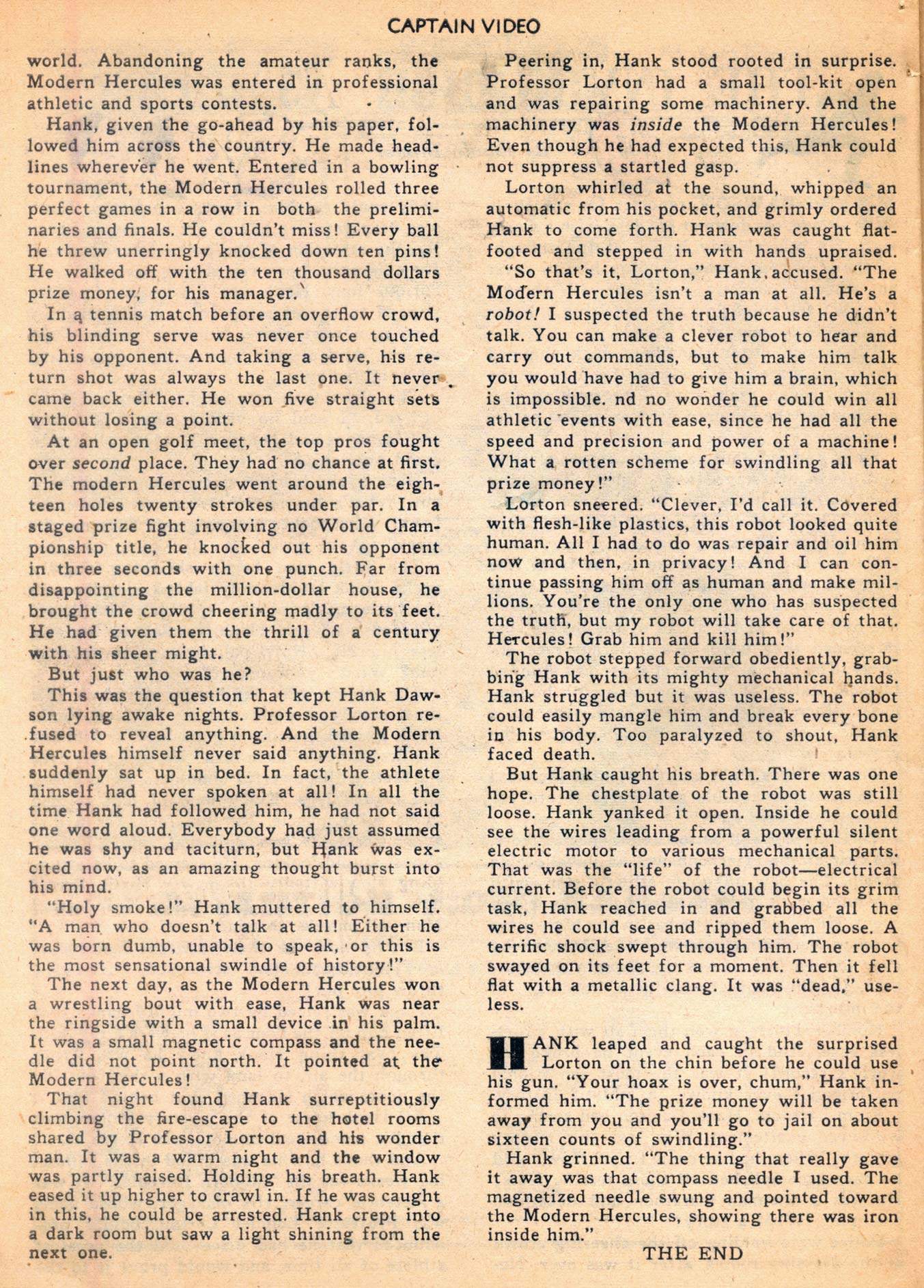 Read online Captain Video comic -  Issue #4 - 32