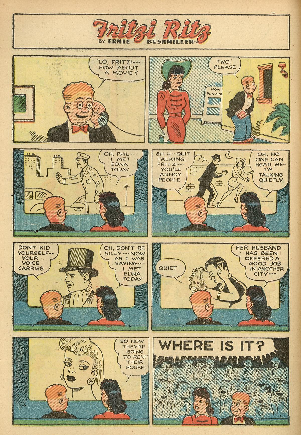 Read online Fritzi Ritz (1953) comic -  Issue #3 - 24