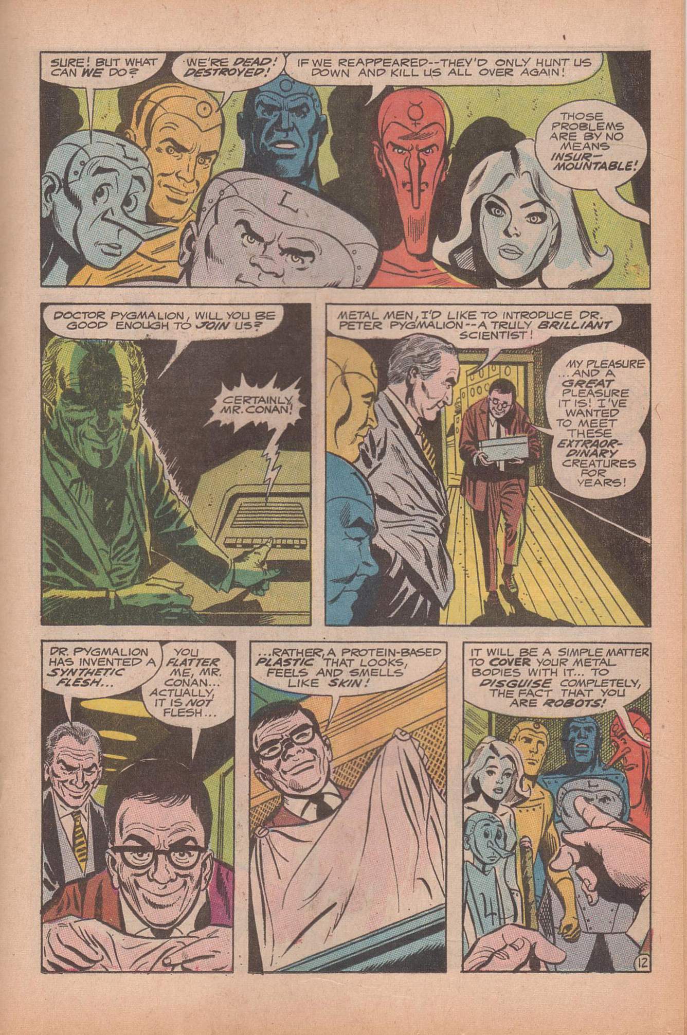 Read online Metal Men (1963) comic -  Issue #37 - 17