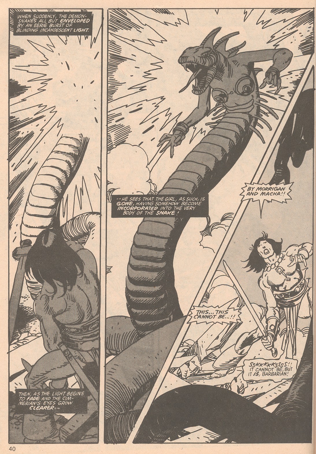 Read online The Savage Sword Of Conan comic -  Issue #65 - 40