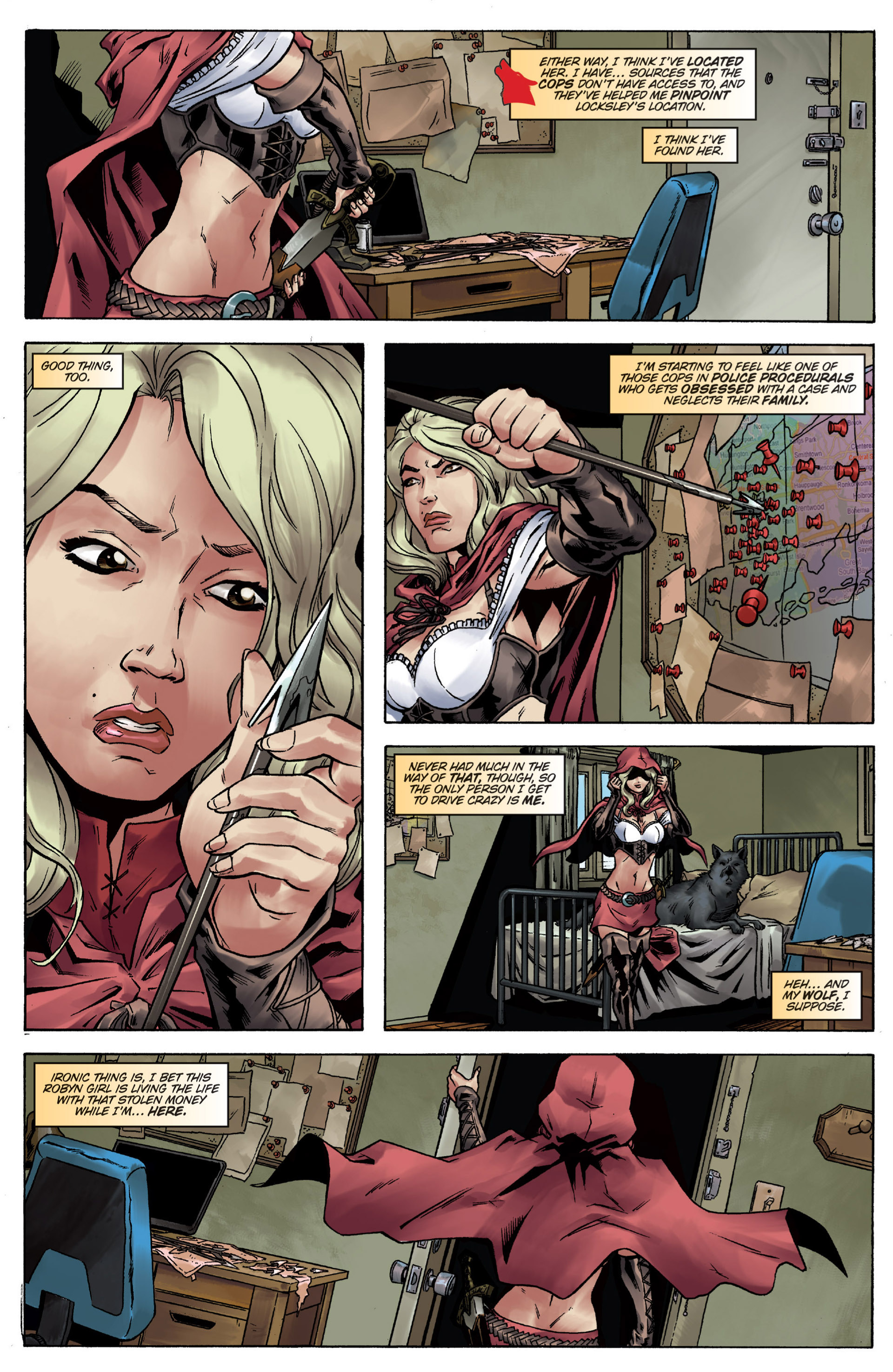 Read online Grimm Fairy Tales presents Robyn Hood vs. Red Riding Hood comic -  Issue # Full - 5