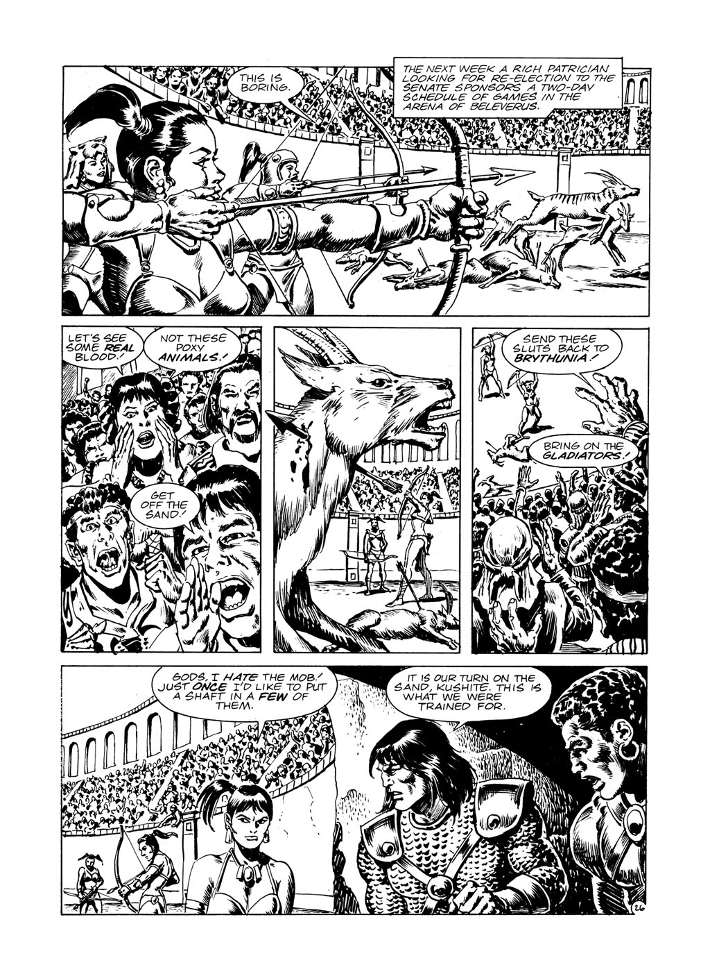 Read online The Savage Sword Of Conan comic -  Issue #146 - 31