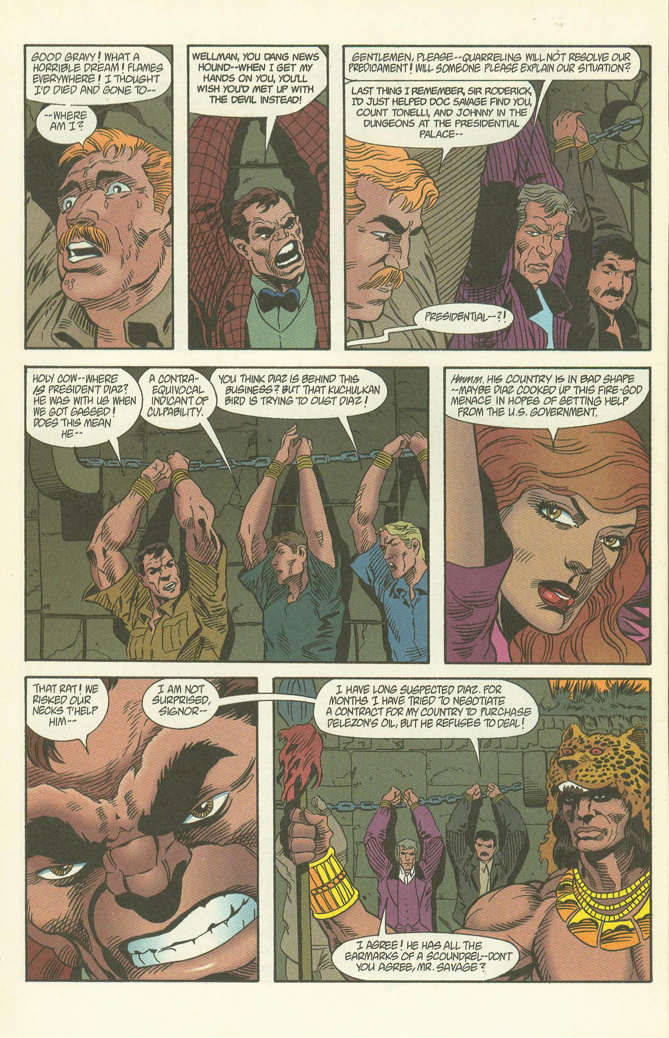 Read online Doc Savage: Curse of the Fire God comic -  Issue #4 - 6