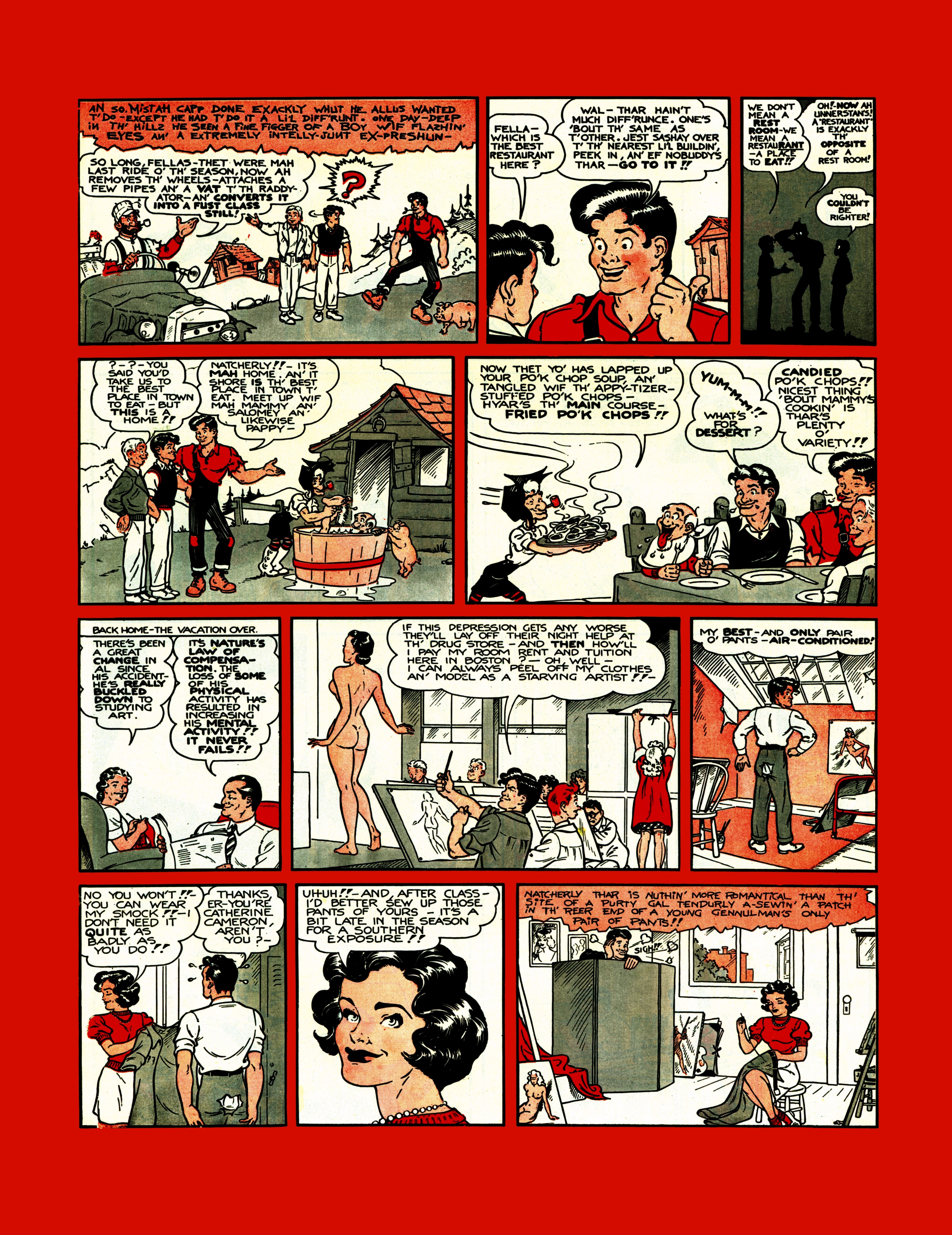 Read online Al Capp's Li'l Abner Complete Daily & Color Sunday Comics comic -  Issue # TPB 1 (Part 1) - 24