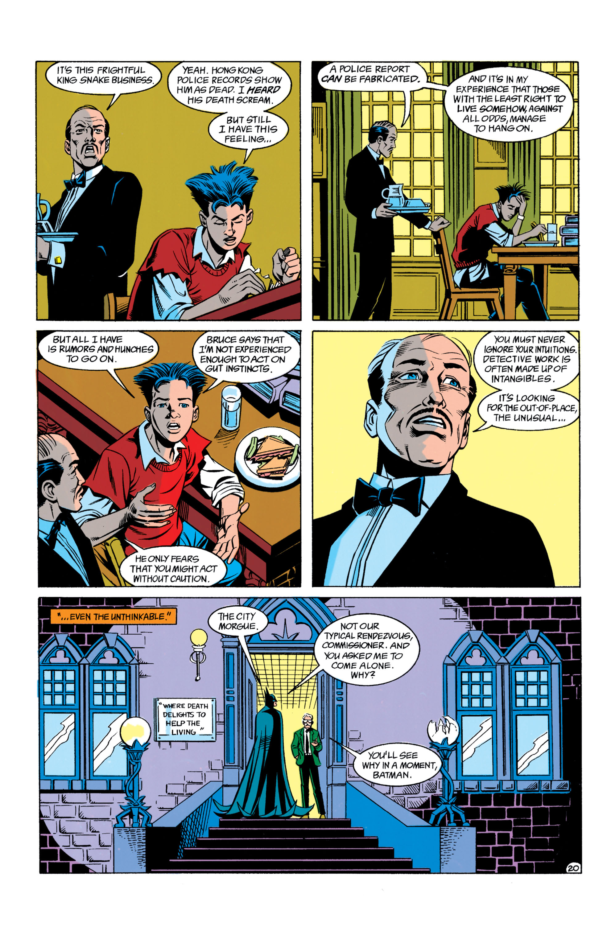 Read online Batman (1940) comic -  Issue #467 - 21