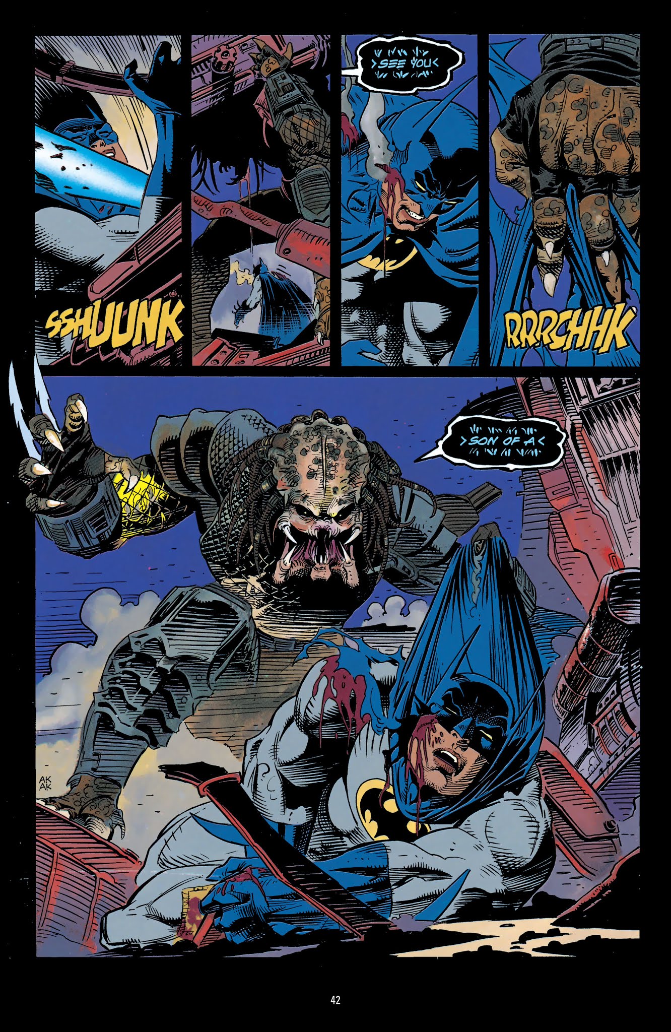 Read online DC Comics/Dark Horse Comics: Batman vs. Predator comic -  Issue # TPB (Part 1) - 39