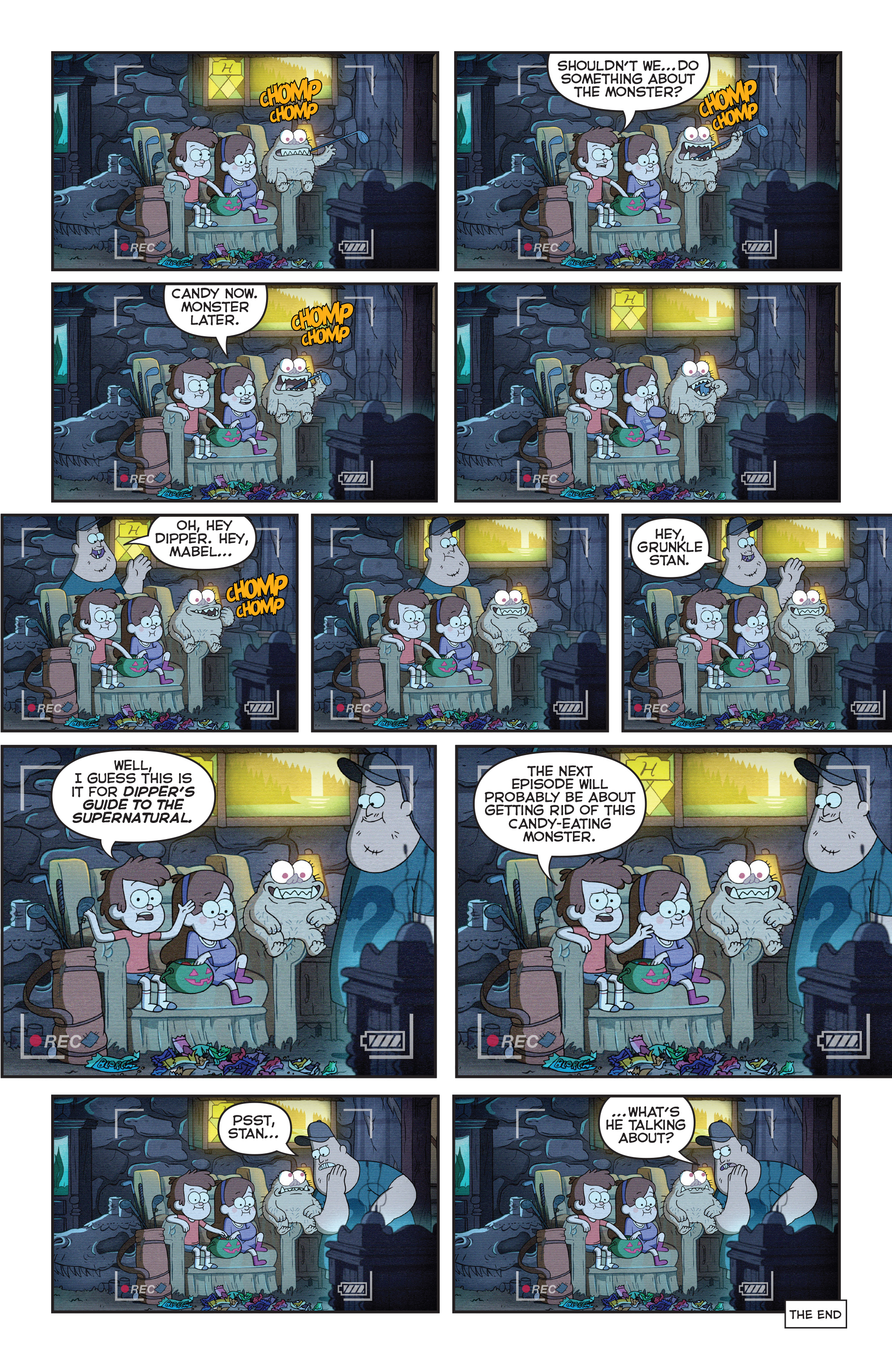 Read online Disney Gravity Falls Shorts Cinestory Comic comic -  Issue #1 - 11