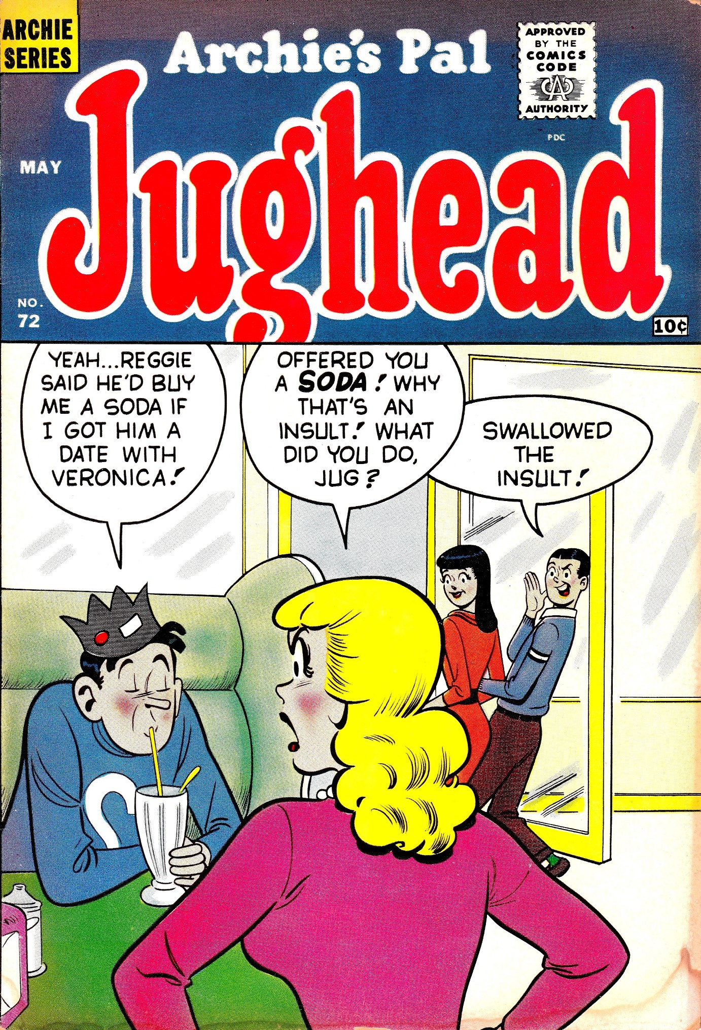 Read online Archie's Pal Jughead comic -  Issue #72 - 1