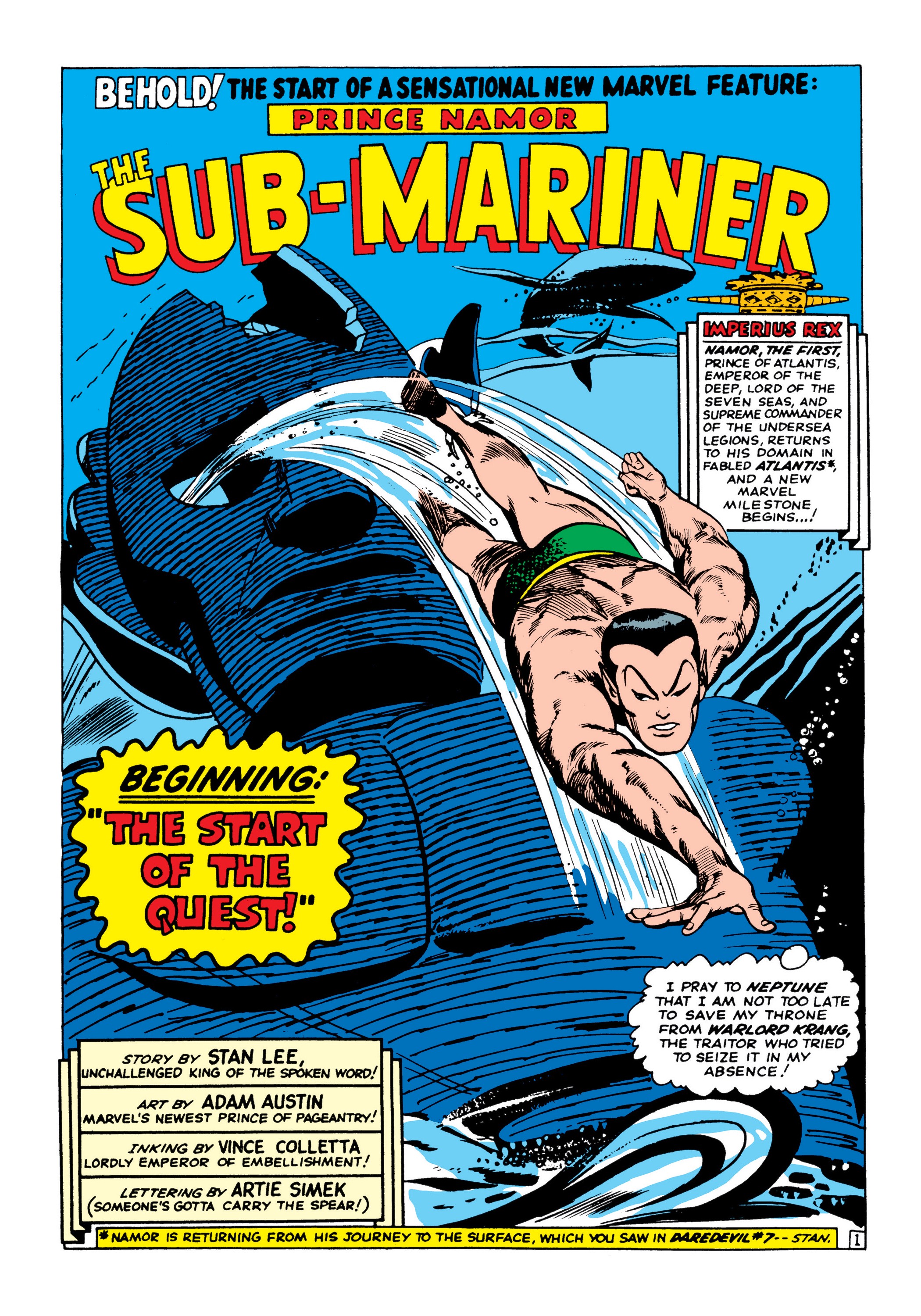 Read online Marvel Masterworks: The Sub-Mariner comic -  Issue # TPB 1 (Part 1) - 29