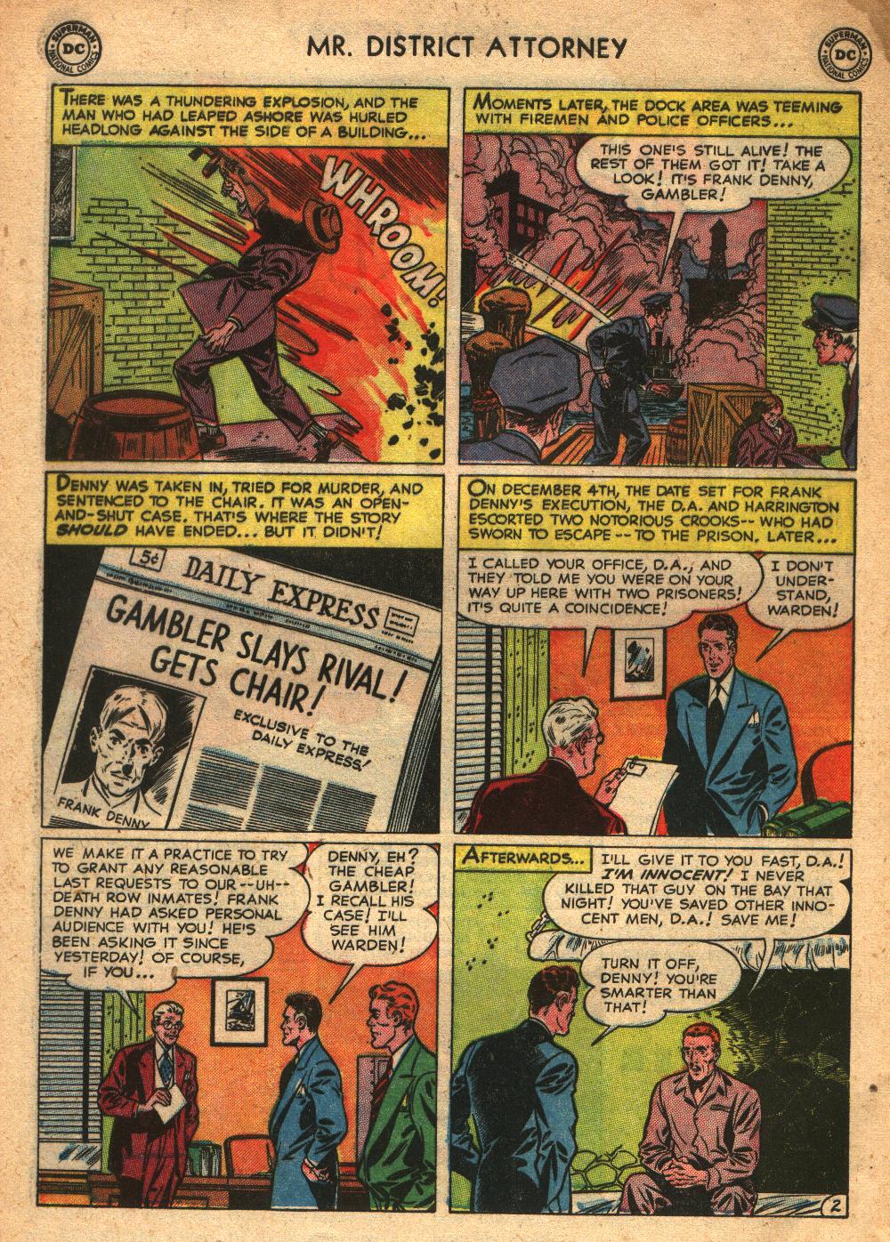 Read online Mr. District Attorney comic -  Issue #26 - 34