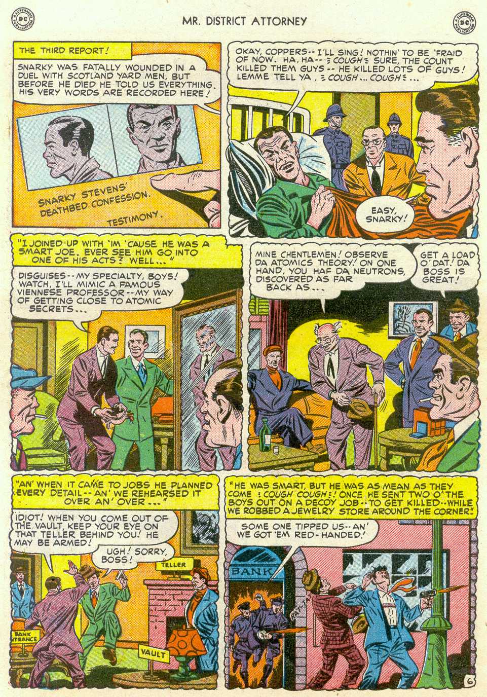 Read online Mr. District Attorney comic -  Issue #6 - 8