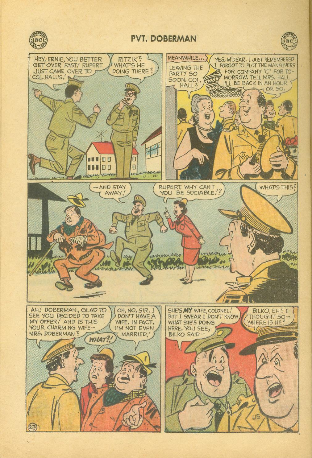 Read online Sgt. Bilko's Pvt. Doberman comic -  Issue #5 - 30