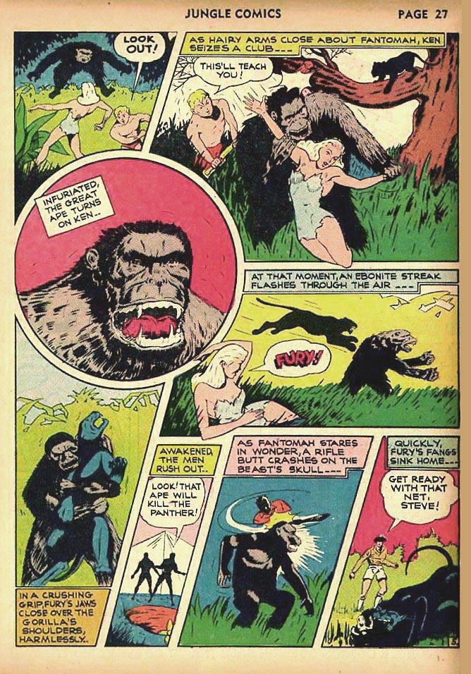 Read online Jungle Comics comic -  Issue #24 - 29