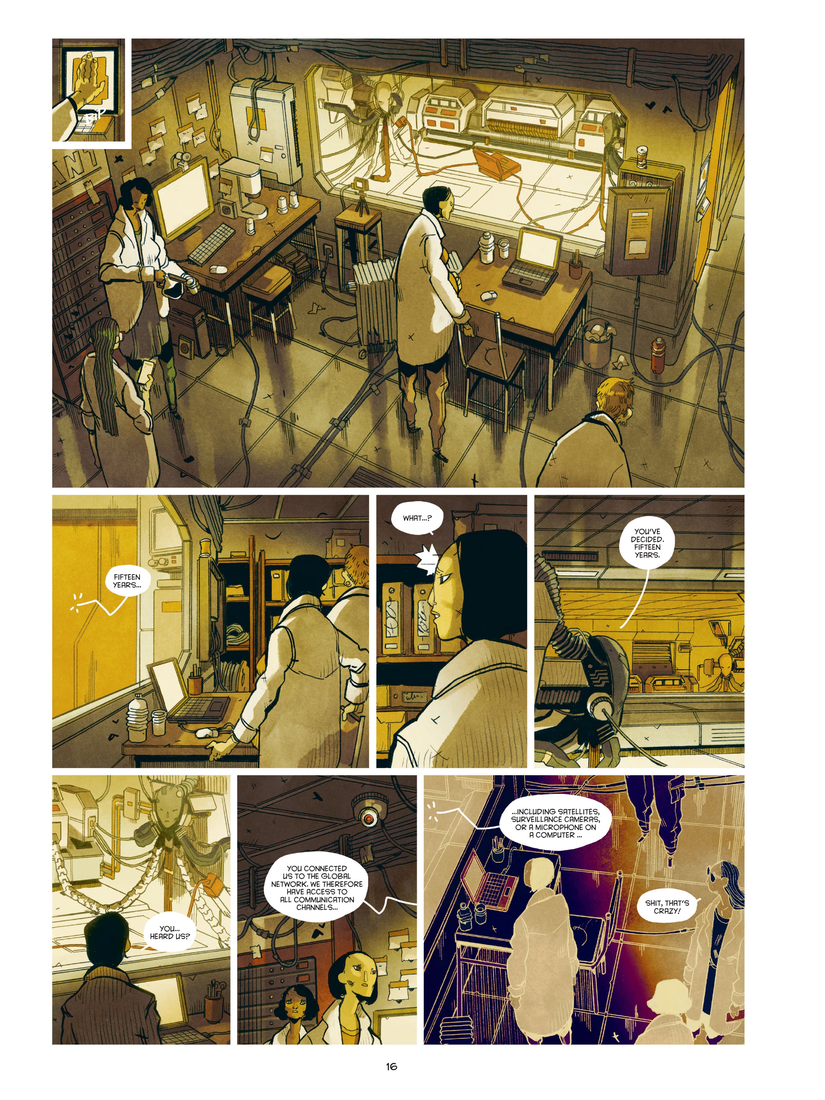 Read online Carbon & Silicon (2021) comic -  Issue #1 - 16