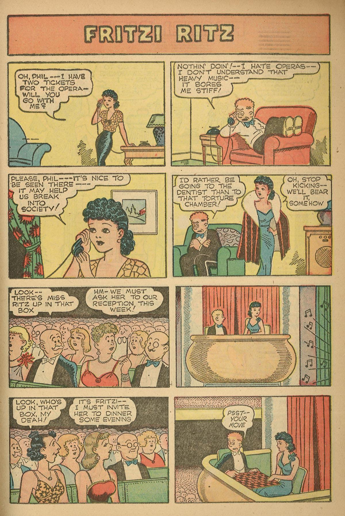 Read online Fritzi Ritz (1953) comic -  Issue #4 - 19