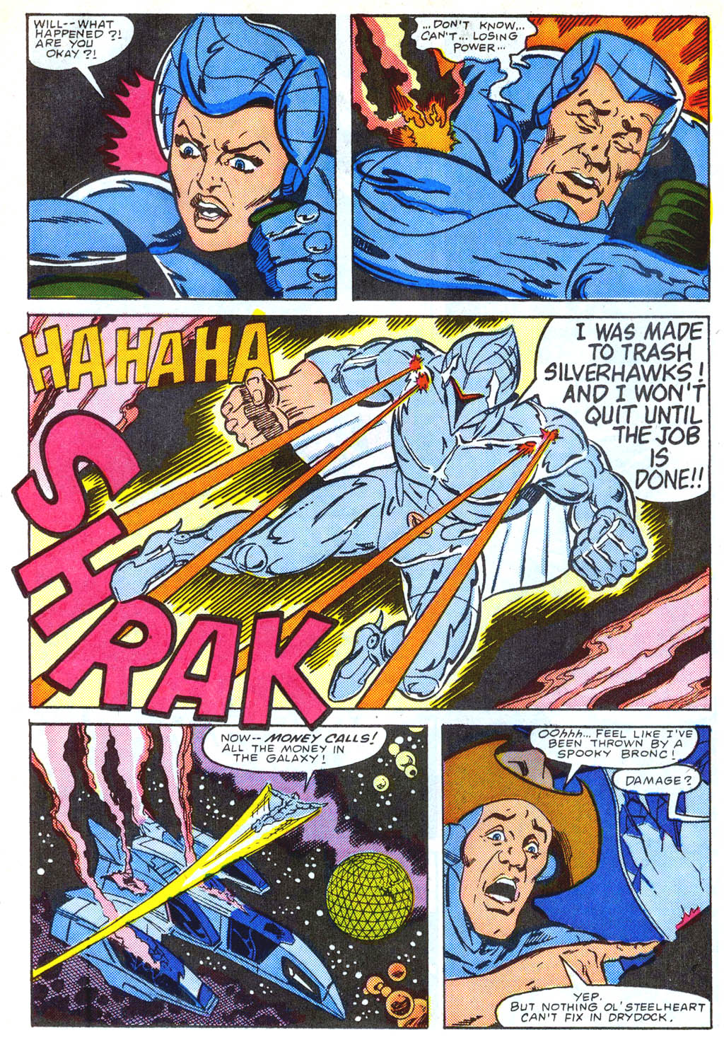 Read online SilverHawks comic -  Issue #7 - 15
