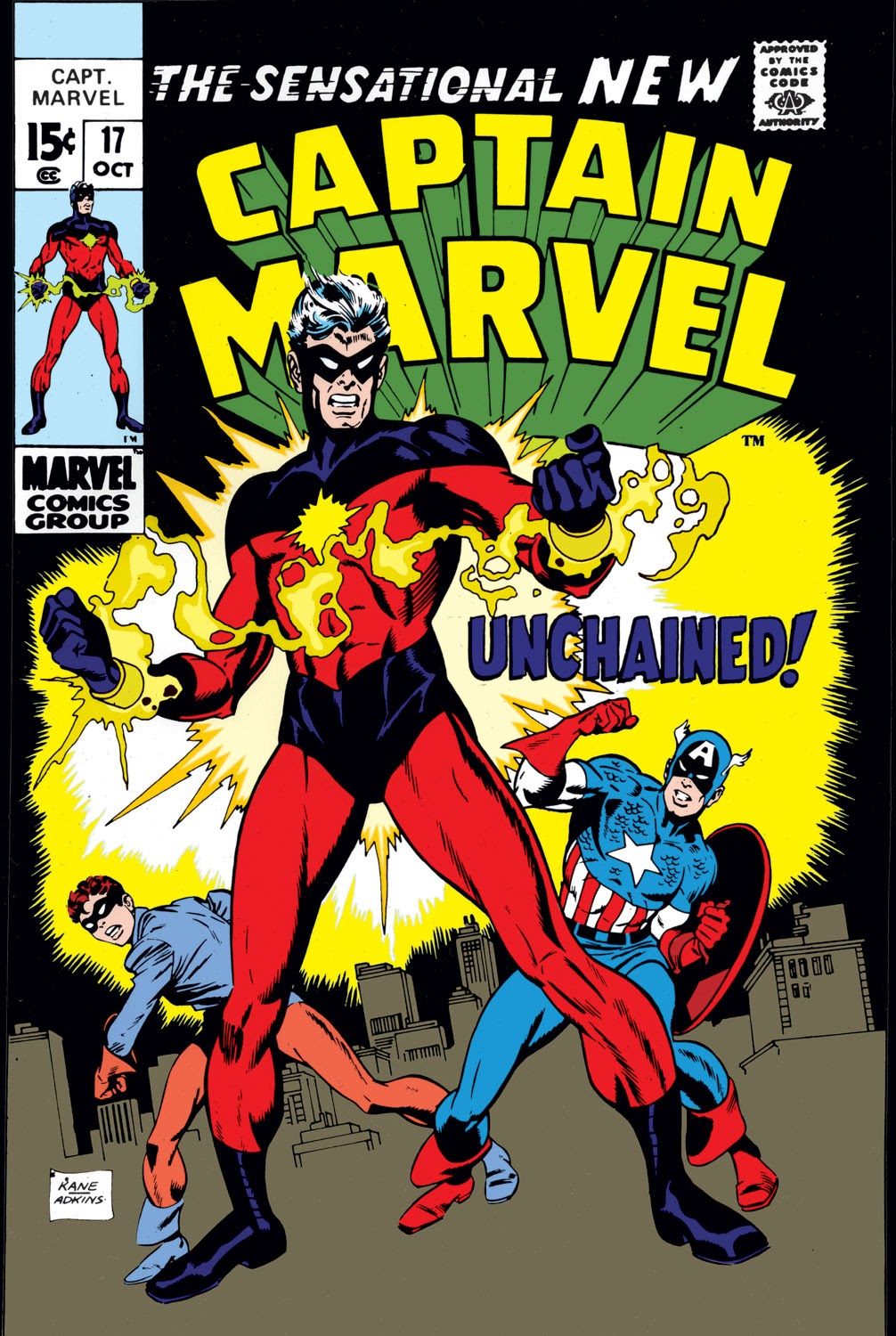 Read online Captain Marvel (1968) comic -  Issue #17 - 1