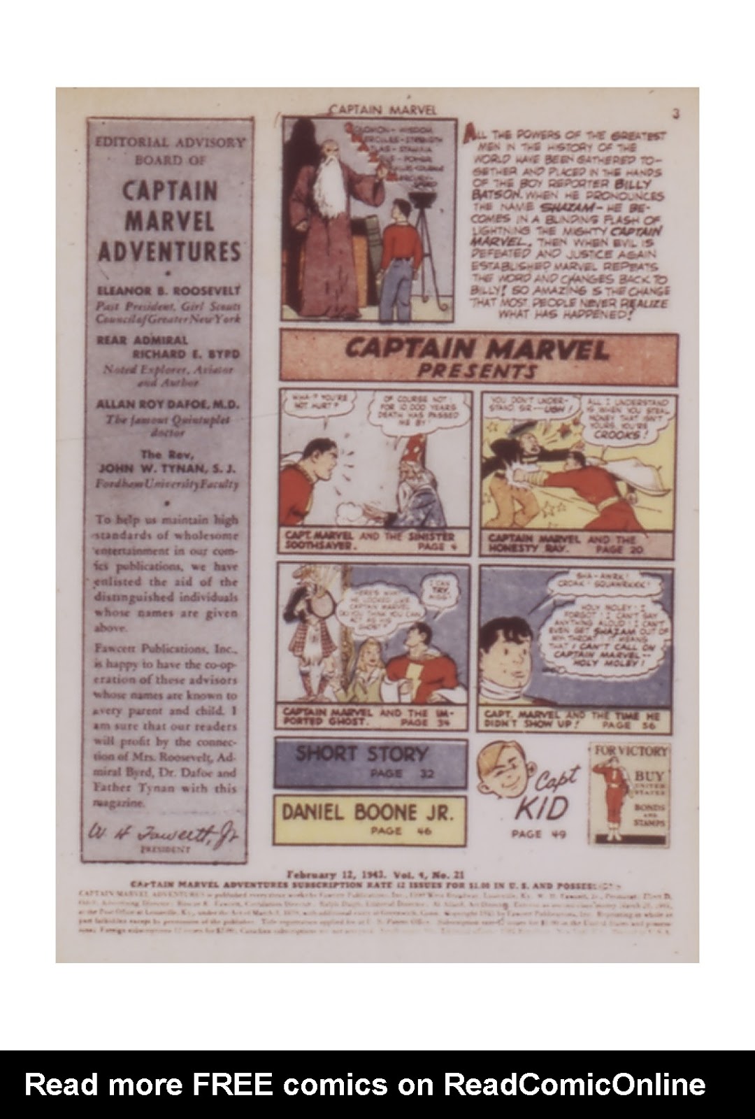 Captain Marvel Adventures issue 21 - Page 3