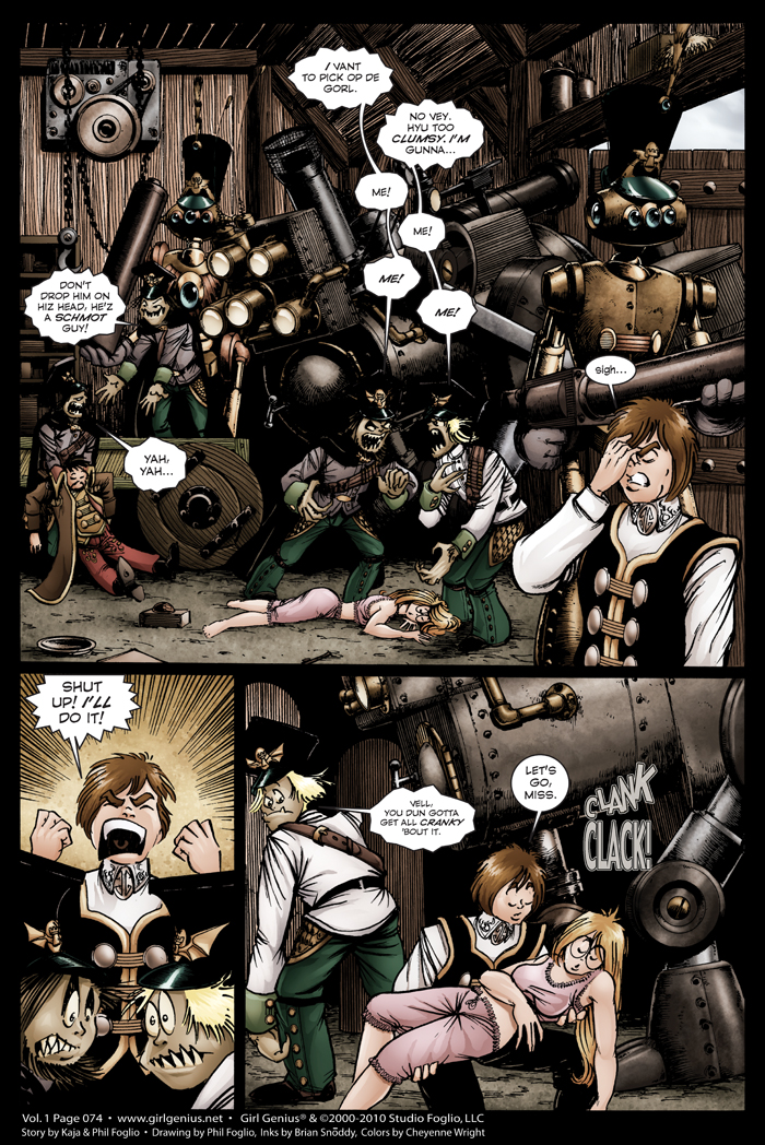 Read online Girl Genius (2002) comic -  Issue #1 - 74