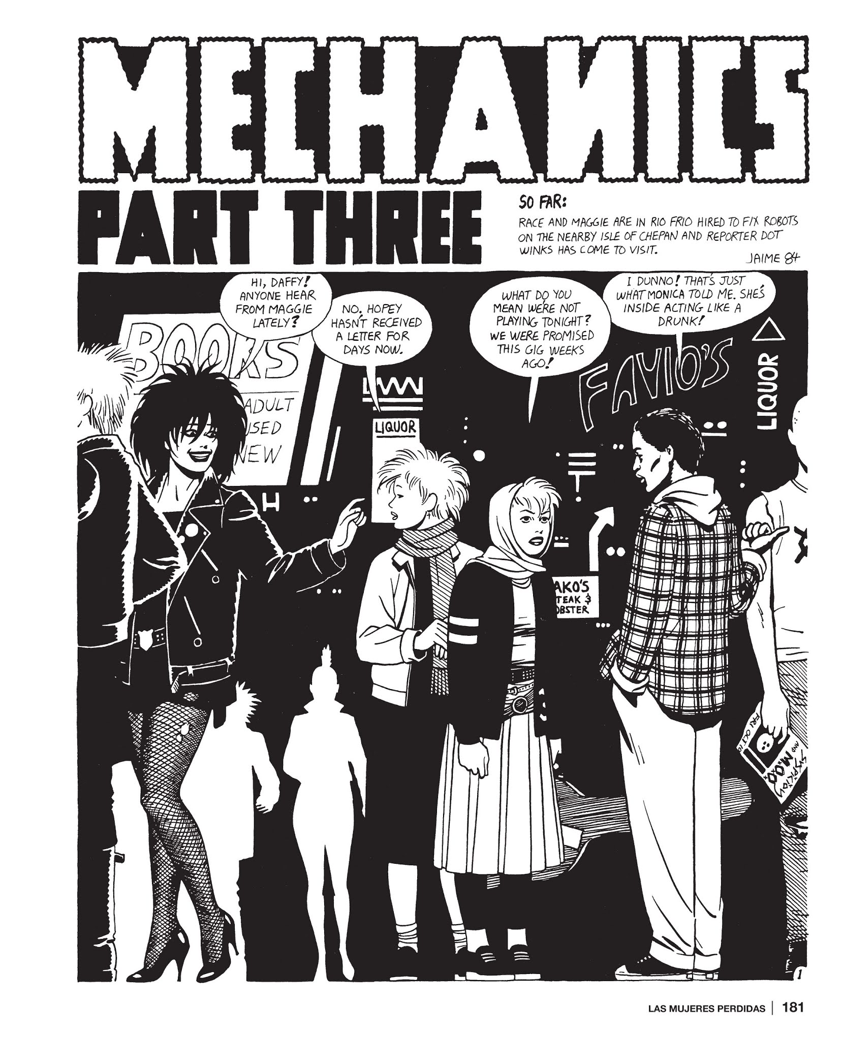 Read online Maggie the Mechanic: The Love & Rockets Library - Locas comic -  Issue # TPB (Part 2) - 82