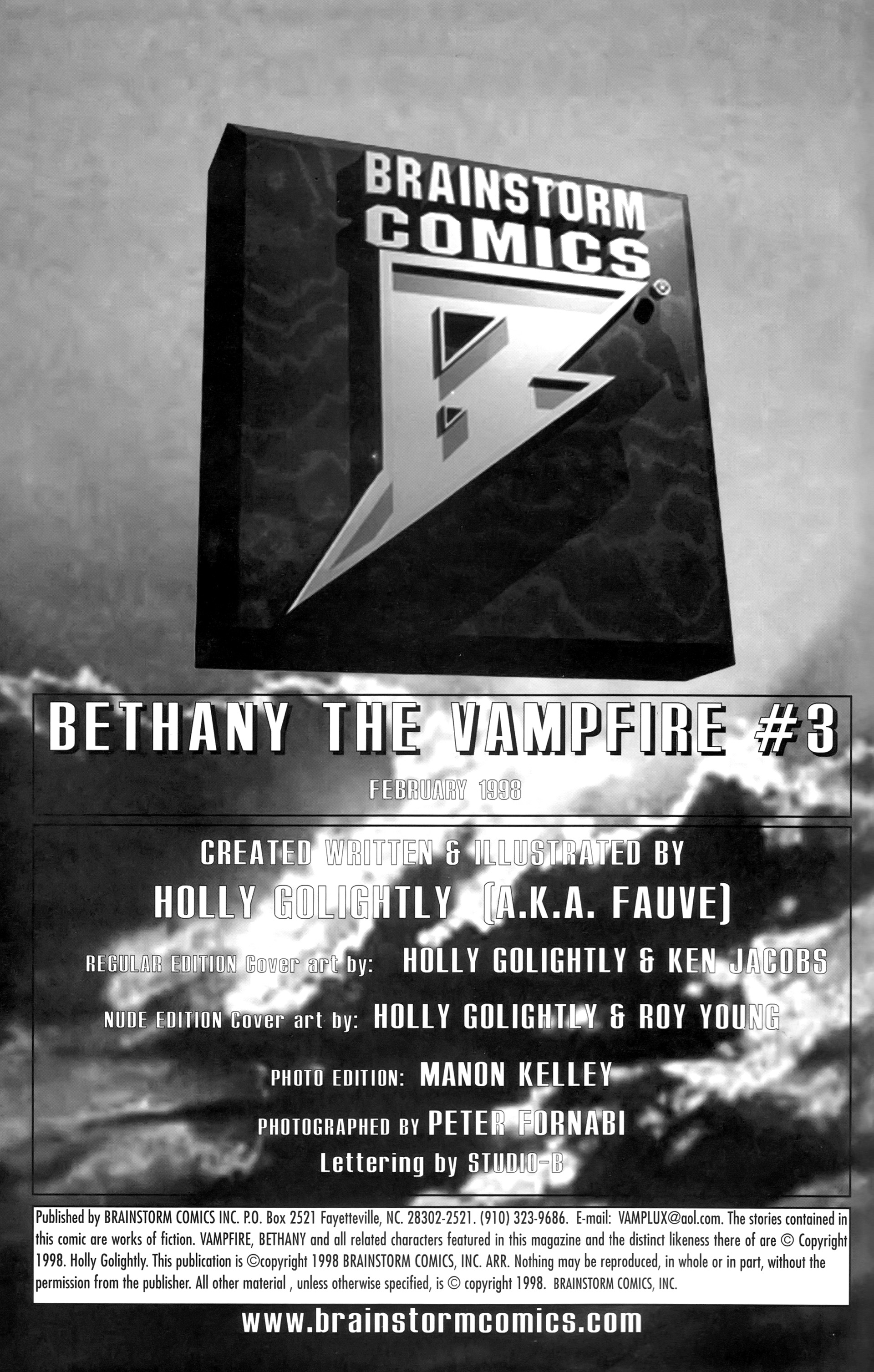 Read online Bethany the Vampfire comic -  Issue #3 - 2
