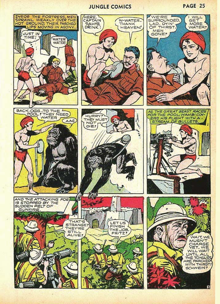 Read online Jungle Comics comic -  Issue #25 - 27
