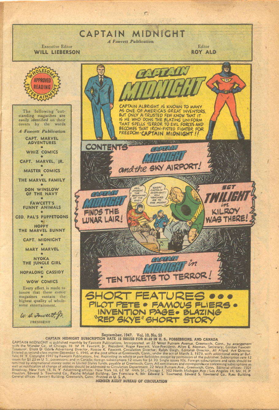 Read online Captain Midnight (1942) comic -  Issue #55 - 3