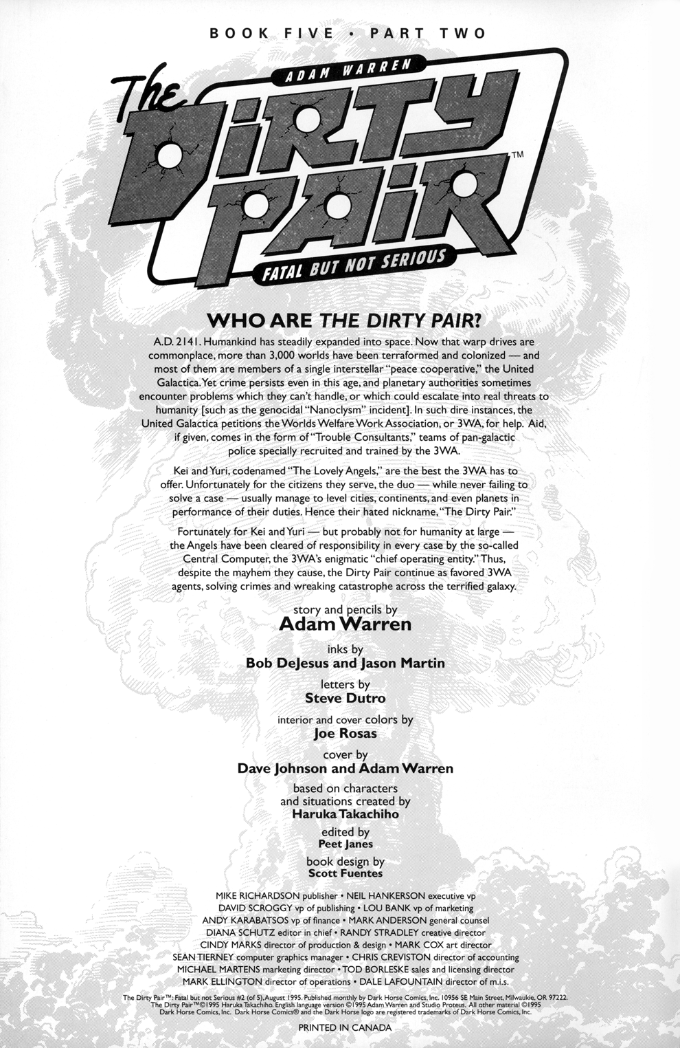 Read online Dirty Pair: Fatal But Not Serious comic -  Issue #2 - 3