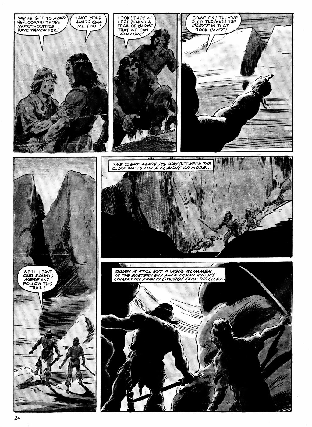 Read online The Savage Sword Of Conan comic -  Issue #84 - 24