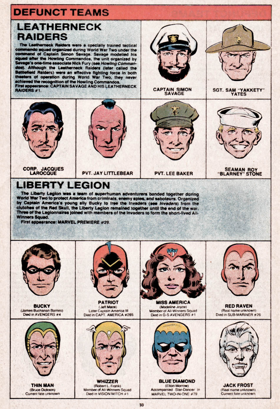 The Official Handbook of the Marvel Universe issue 13 - Page 34