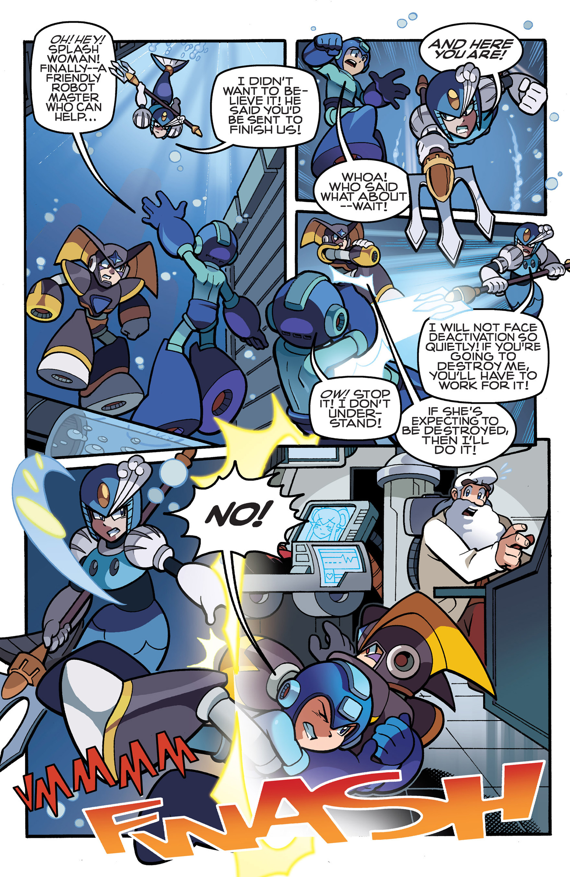 Read online Mega Man comic -  Issue #20 - 21