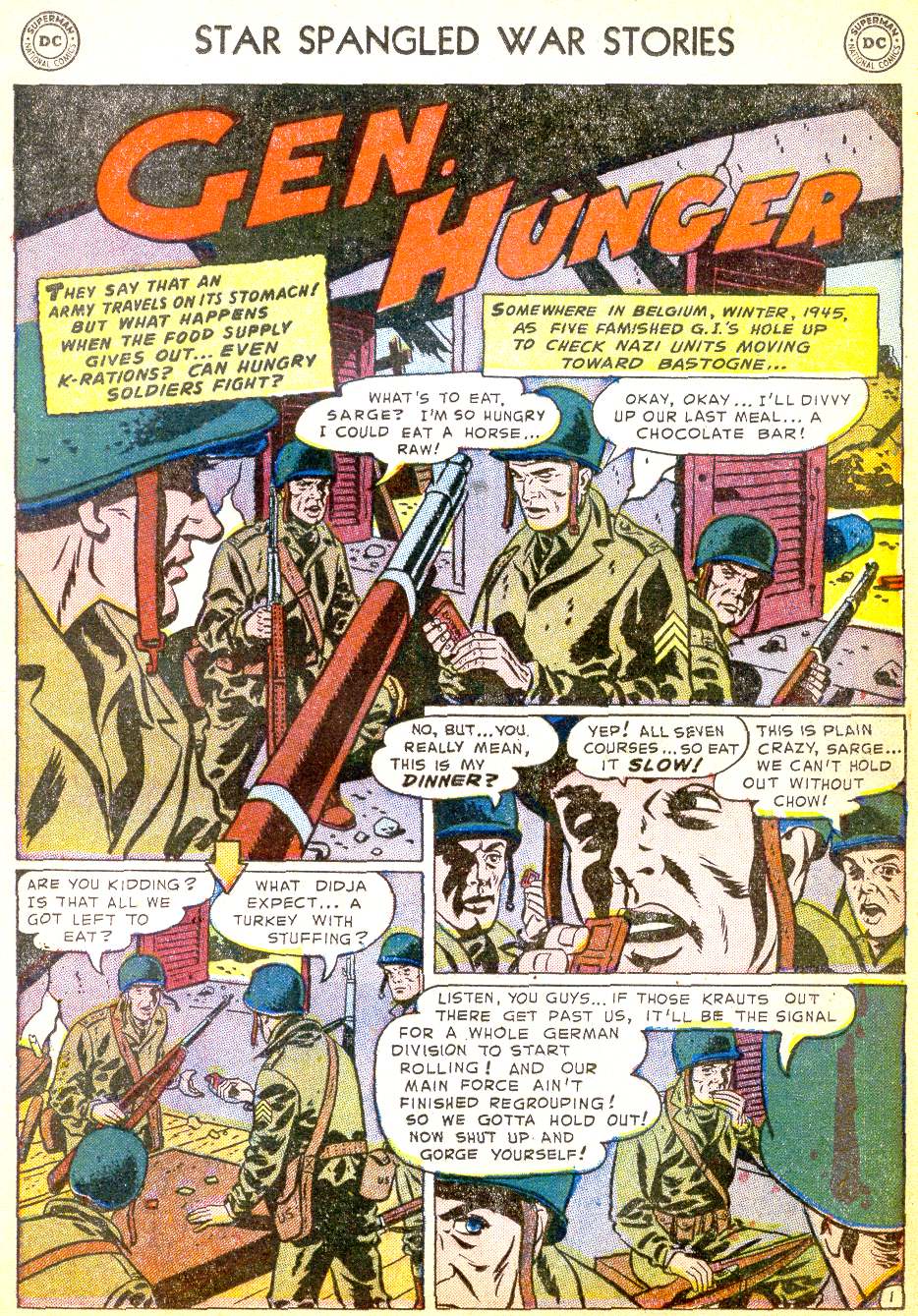 Read online Star Spangled War Stories (1952) comic -  Issue #19 - 22