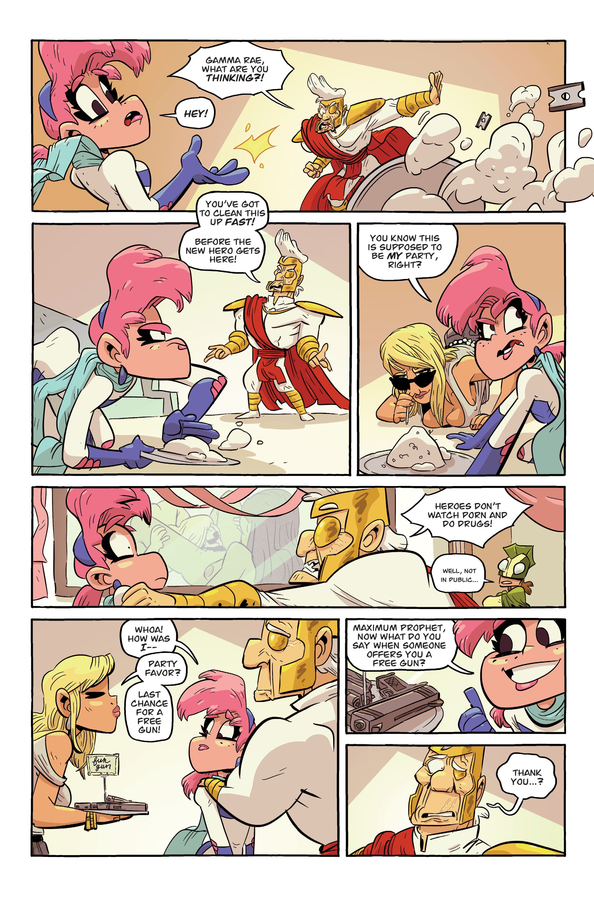 Read online Pretty Violent comic -  Issue #7 - 8
