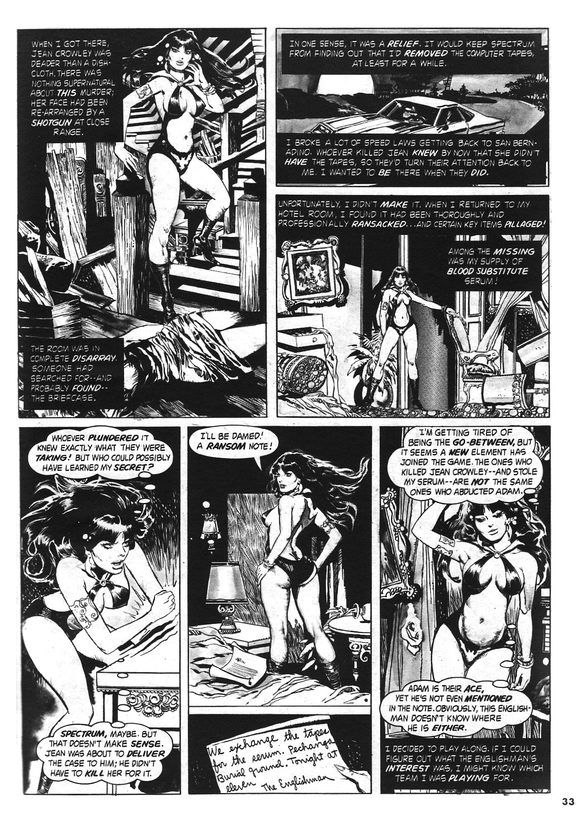 Read online Vampirella (1969) comic -  Issue #64 - 33