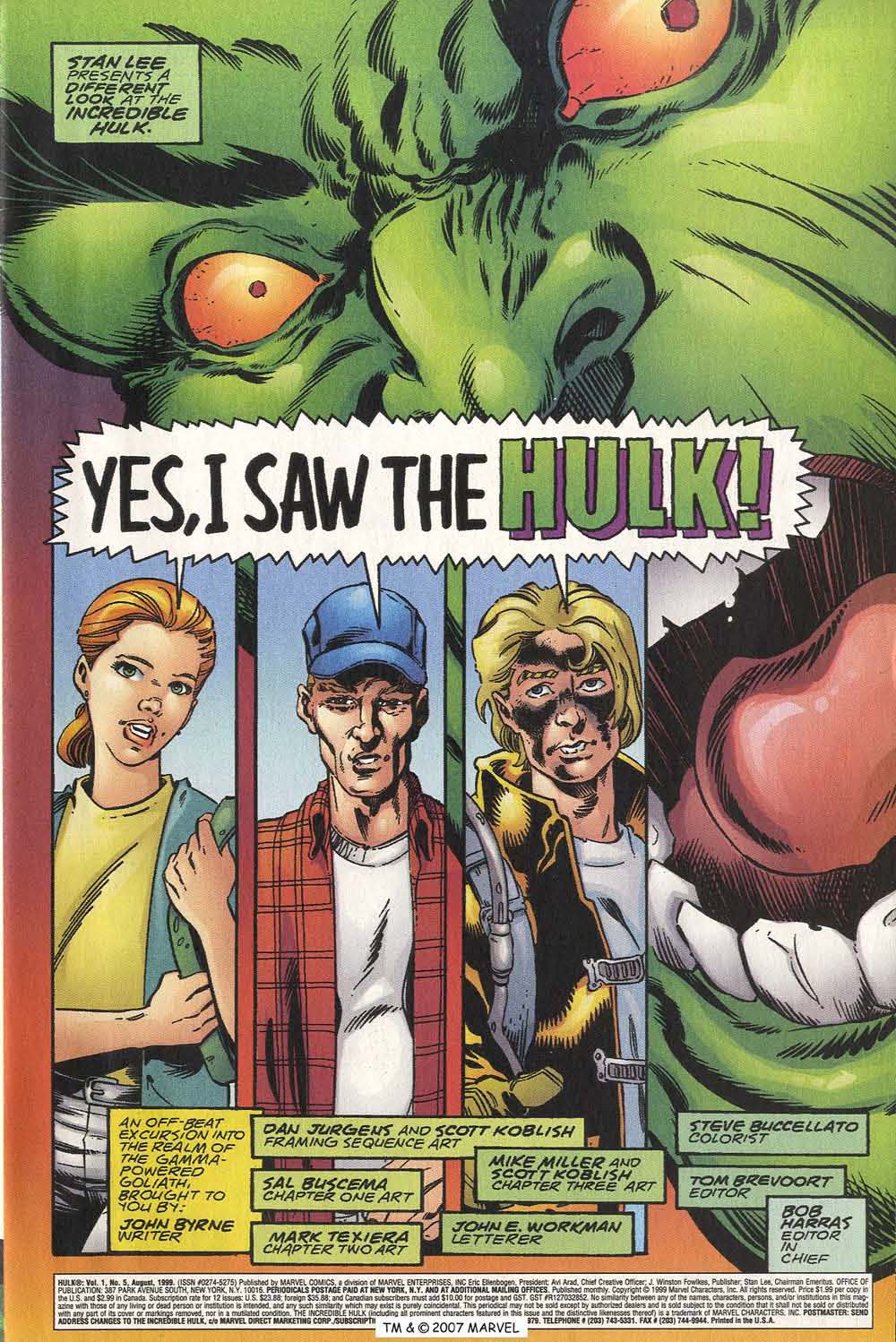 Read online Hulk (1999) comic -  Issue #5 - 3