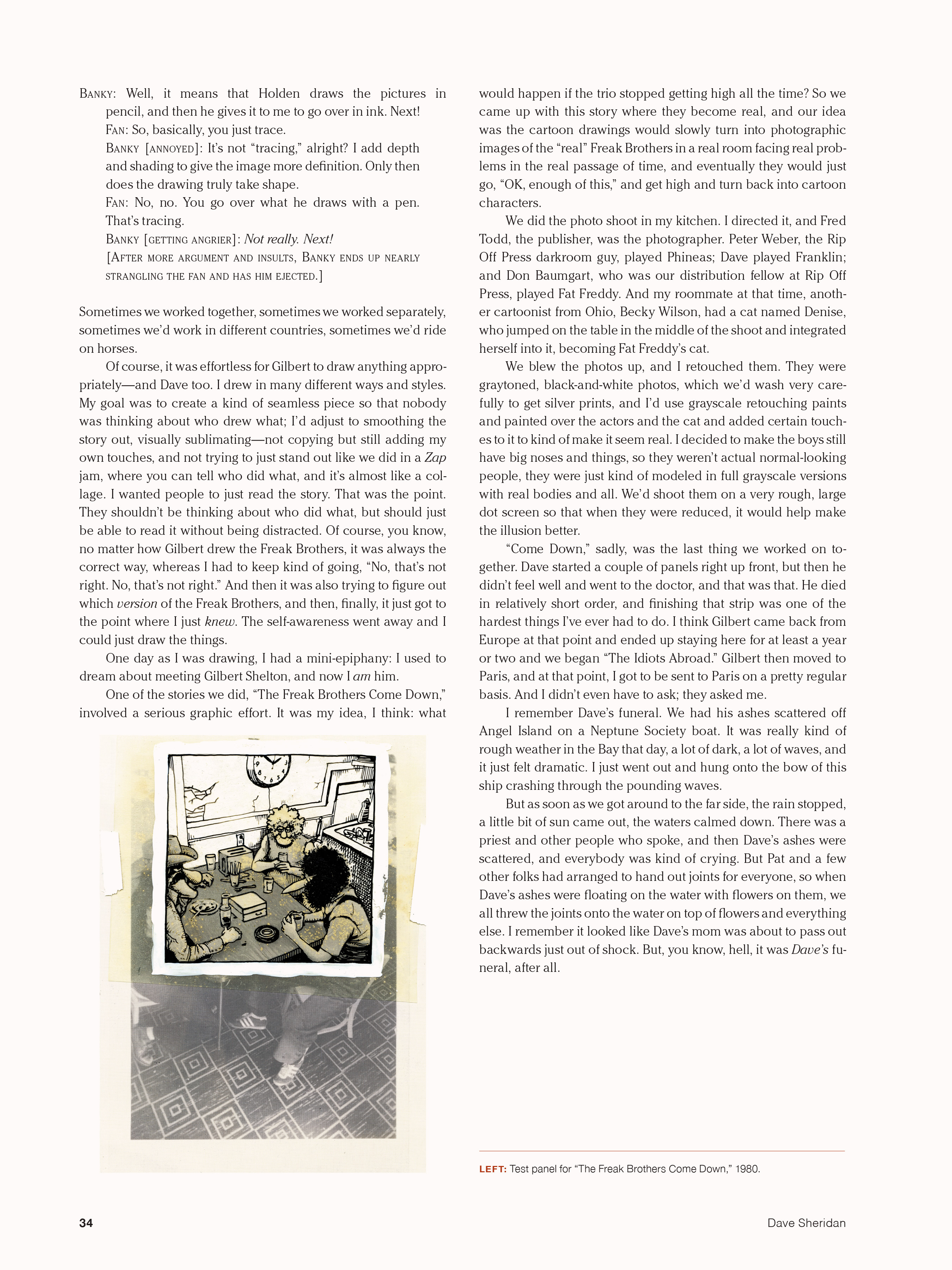 Read online Dave Sheridan: Life with Dealer McDope, the Leather Nun, and the Fabulous Furry Freak Brothers comic -  Issue # TPB (Part 1) - 45