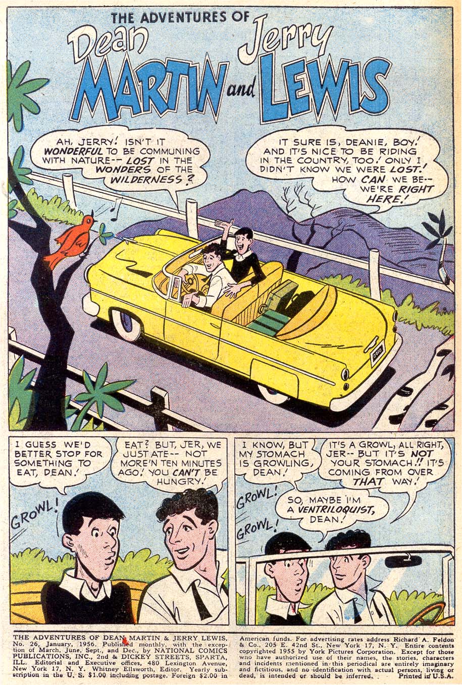 Read online The Adventures of Dean Martin and Jerry Lewis comic -  Issue #26 - 3