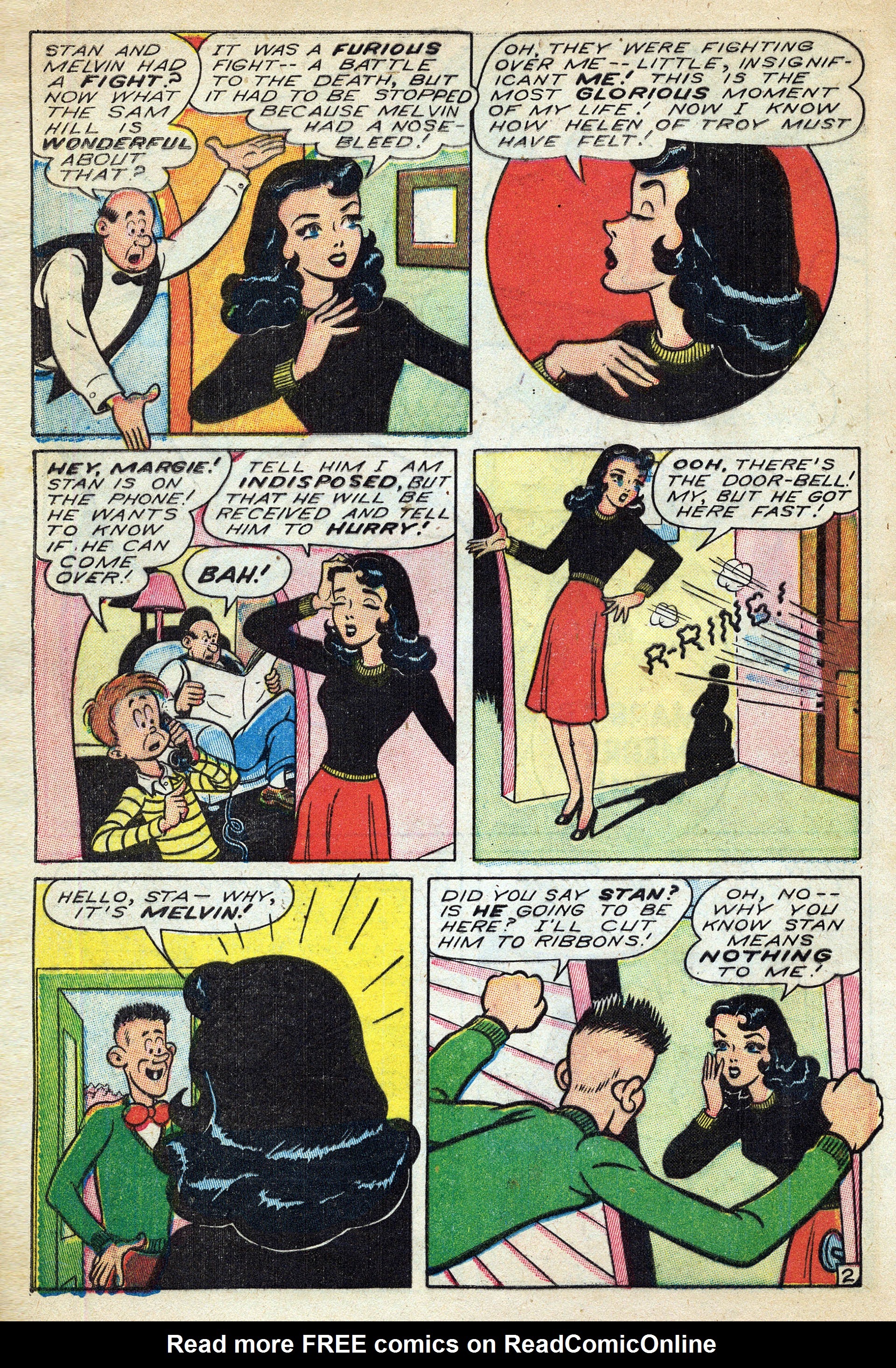 Read online Margie Comics comic -  Issue #35 - 42