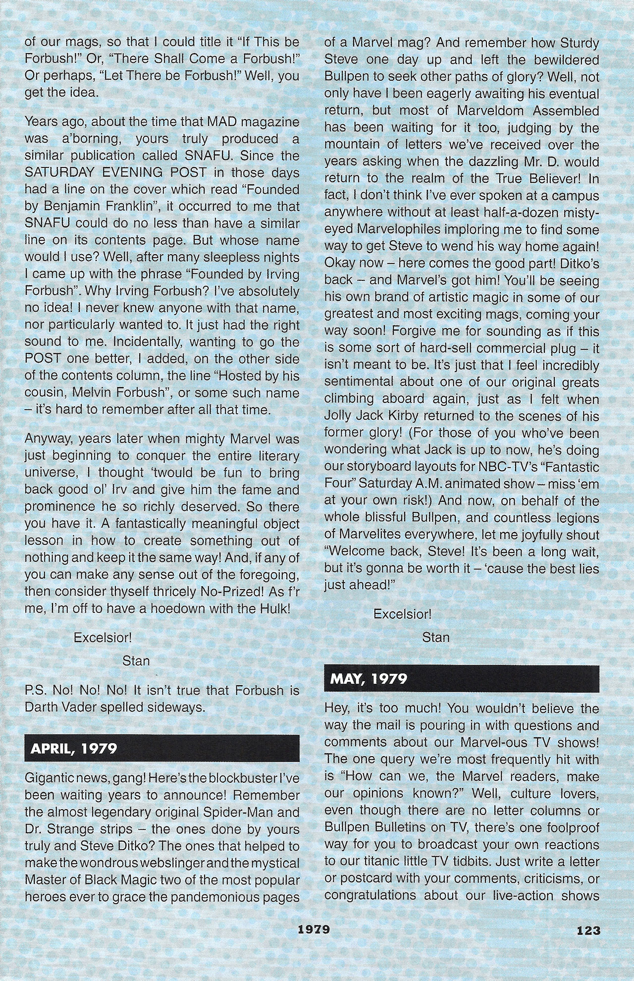 Read online Stan's Soapbox: The Collection comic -  Issue # TPB - 107