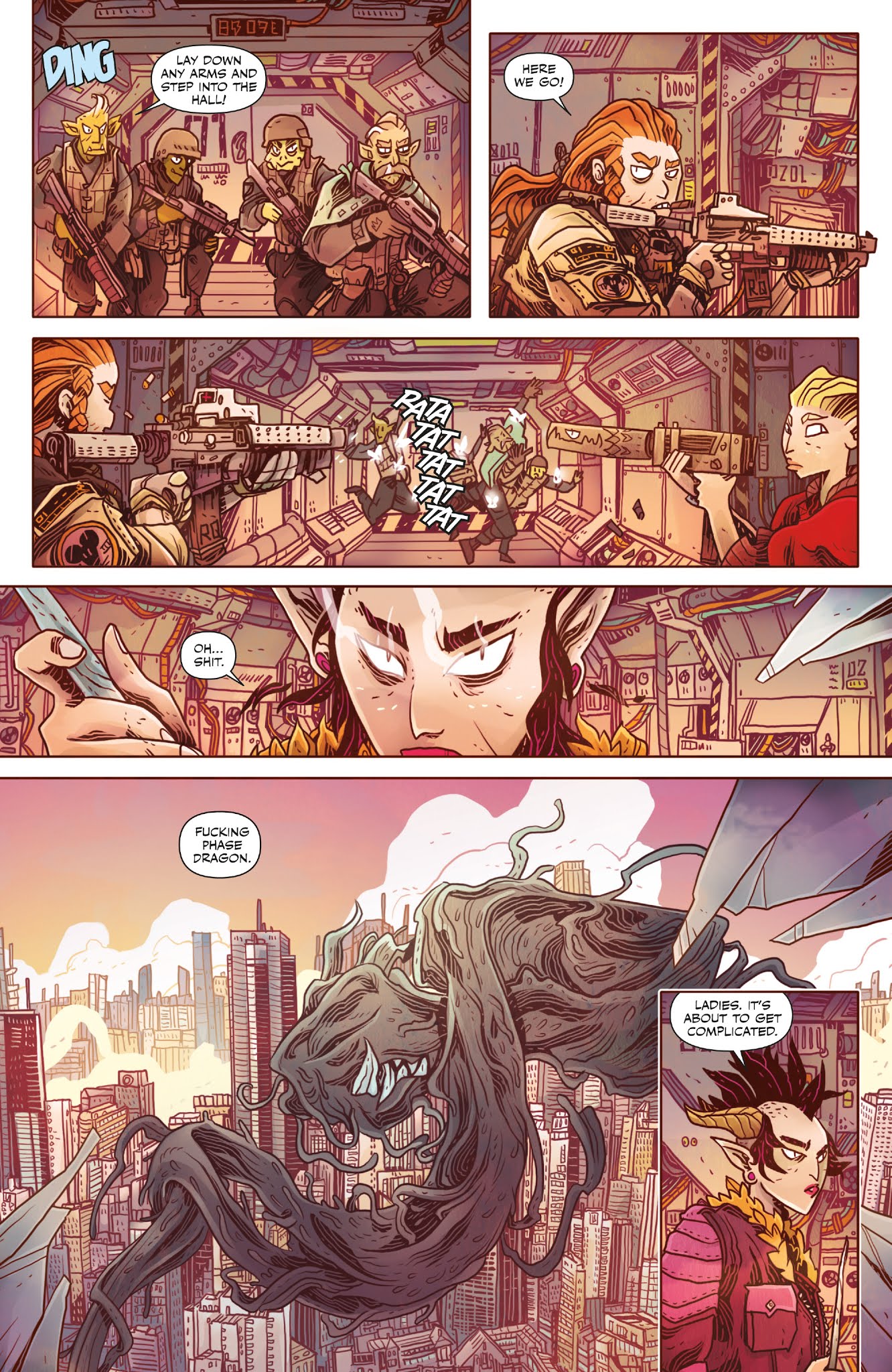 Read online Rat Queens Special: Neon Static comic -  Issue # Full - 9