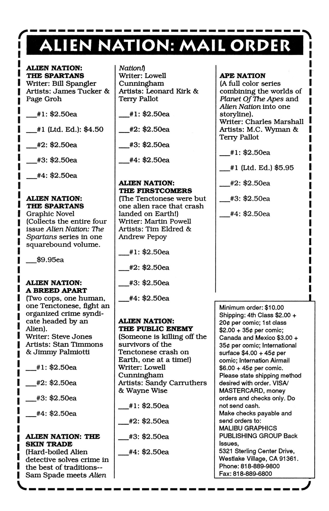 Read online Alien Nation: The Lost Episode comic -  Issue # Full - 5