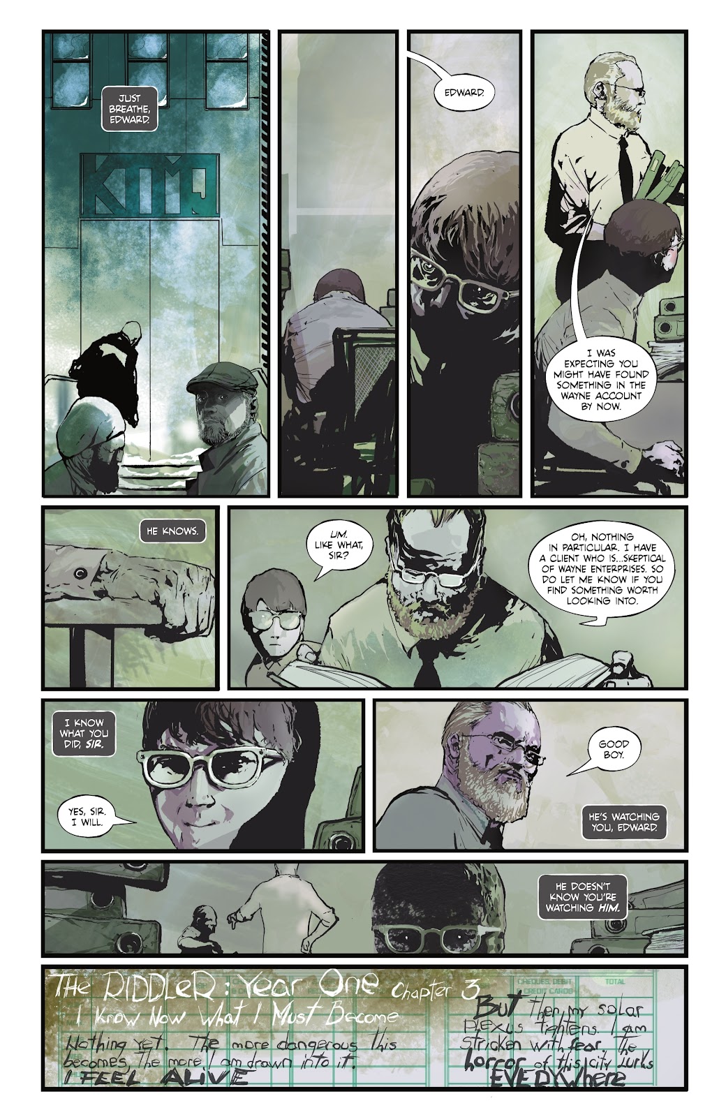 The Riddler: Year One issue 3 - Page 6