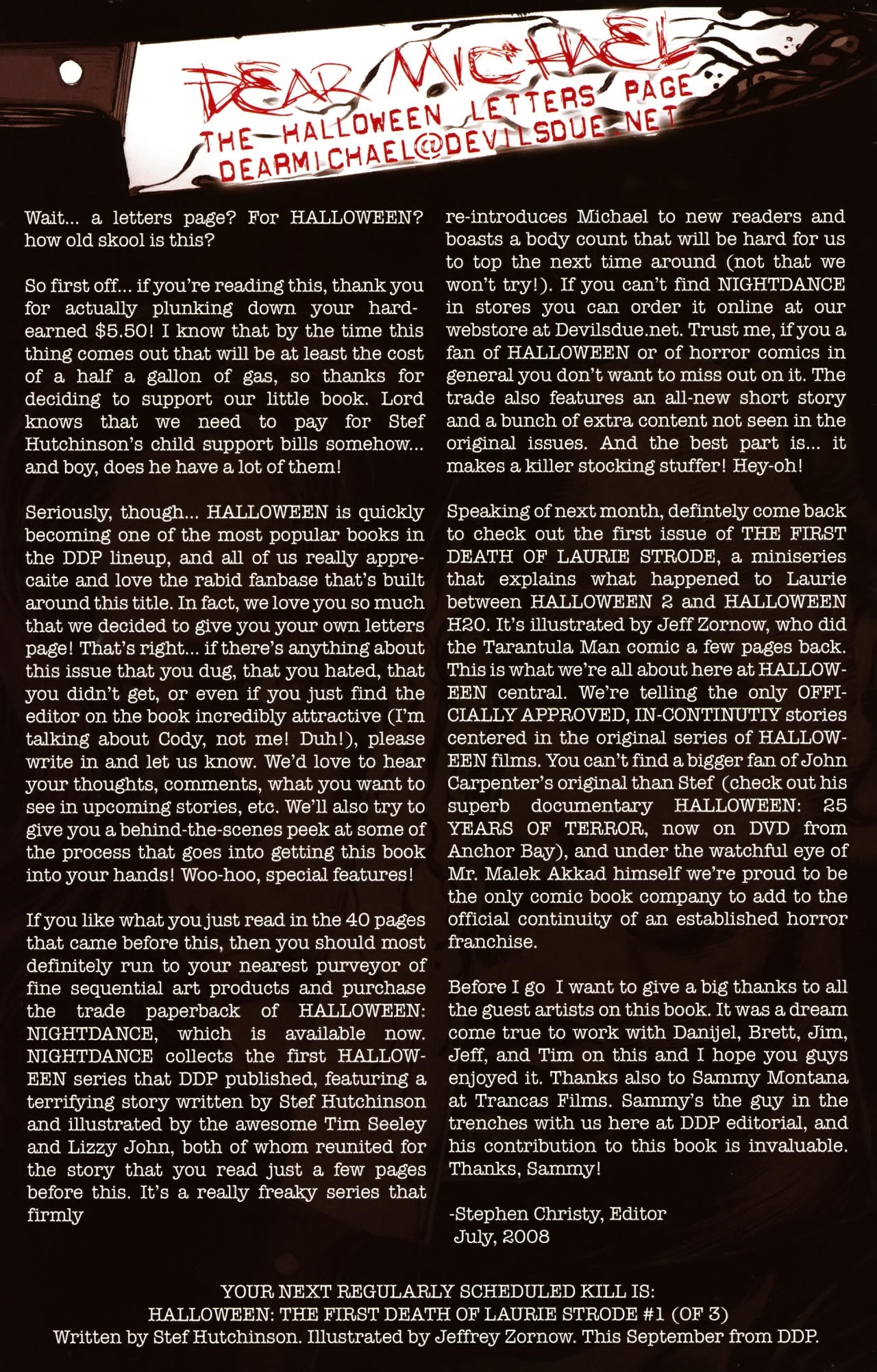 Read online Halloween: 30 Years of Terror comic -  Issue # Full - 52